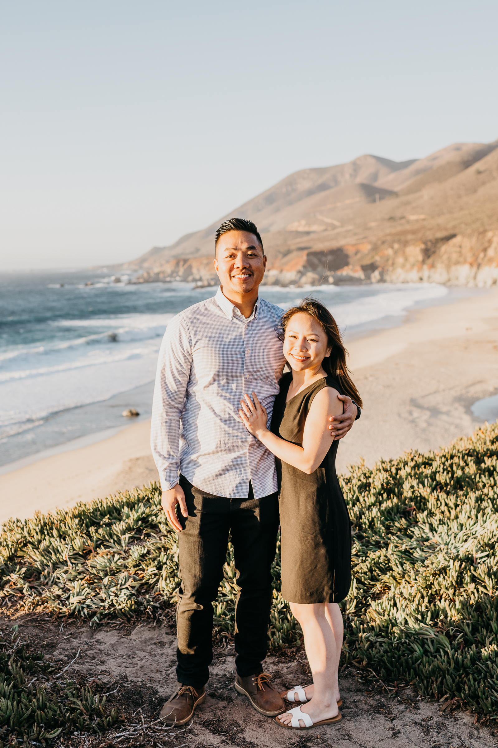 Big Sur adventureous proposal california coast photographer