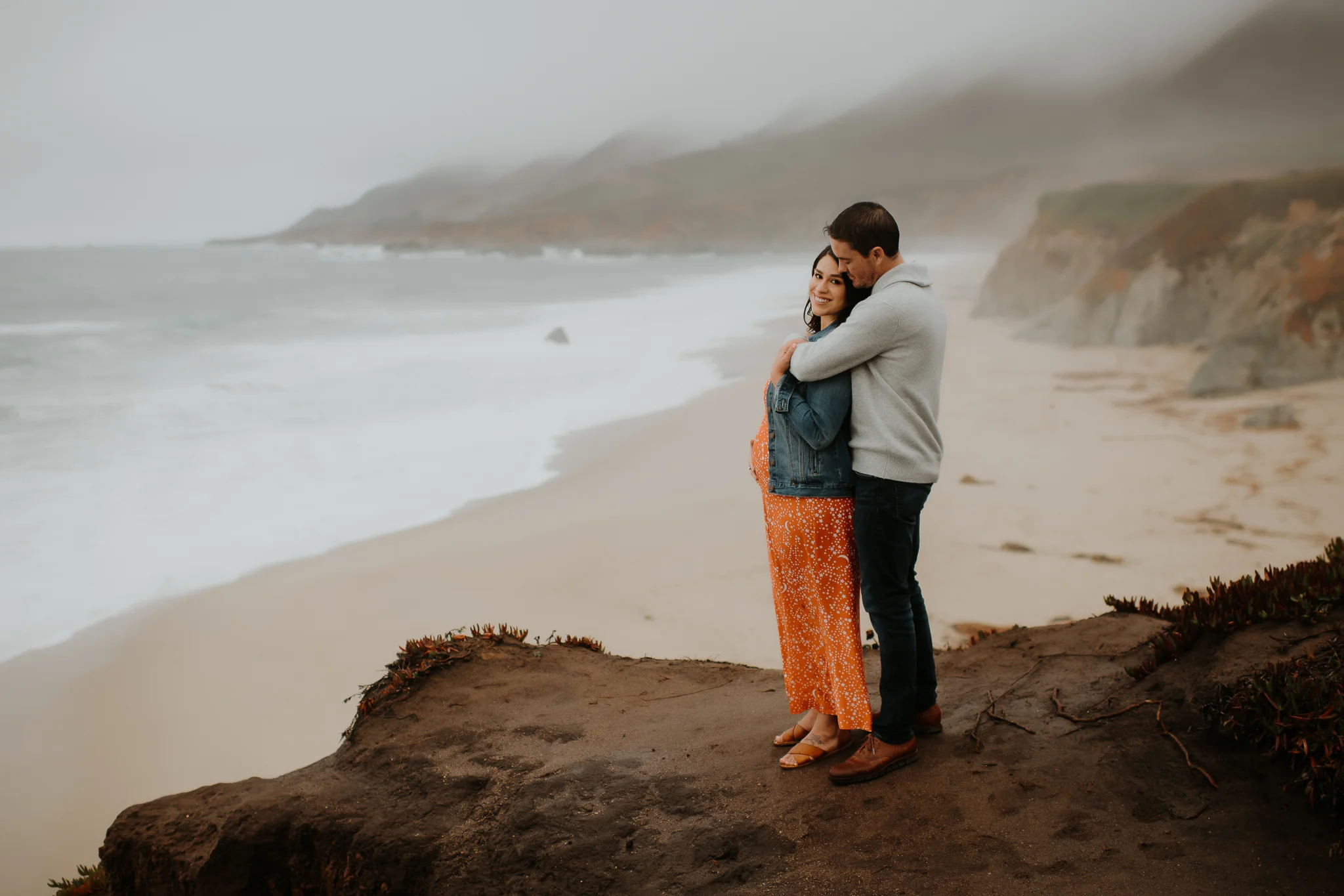 Maternity family photographer monterey big sur coastcalifornia