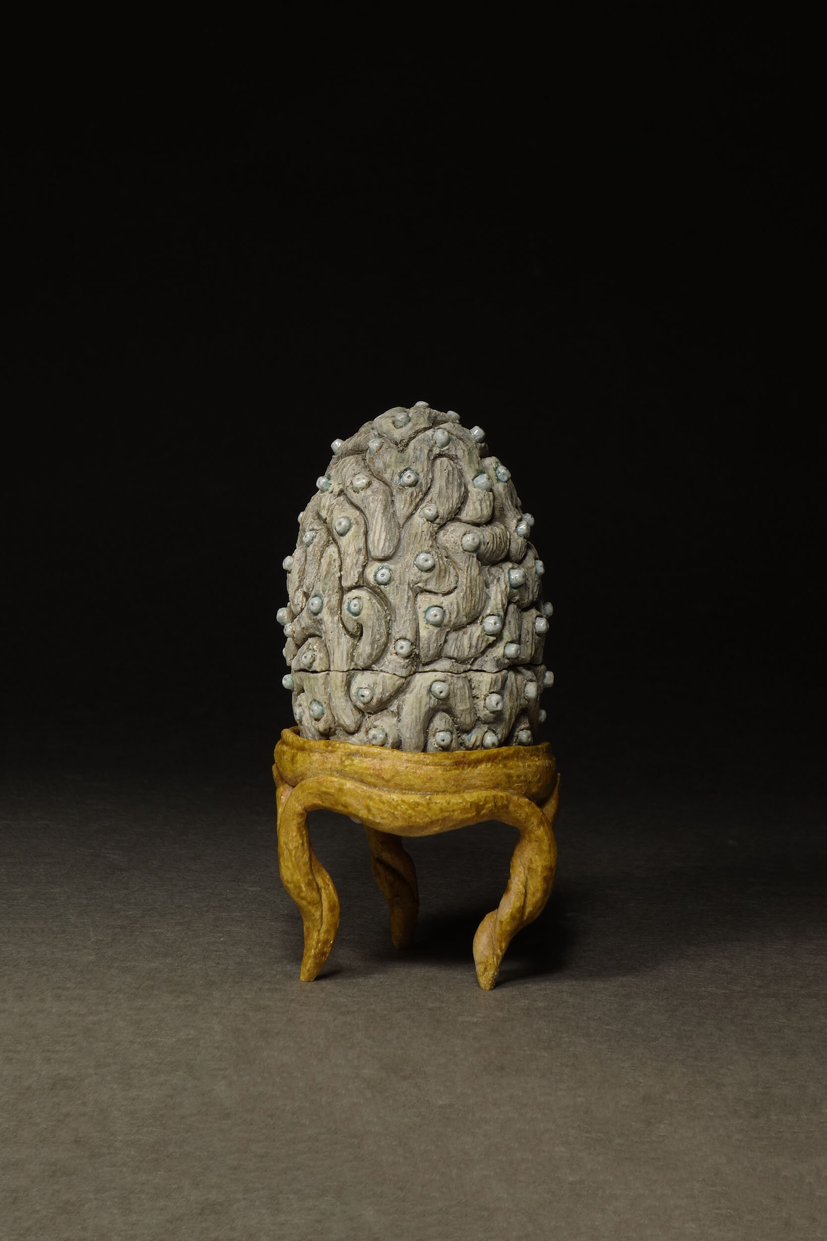   Fabergé Egg 1 , Ceramic Sculpture: 2015, glazed ceramic 