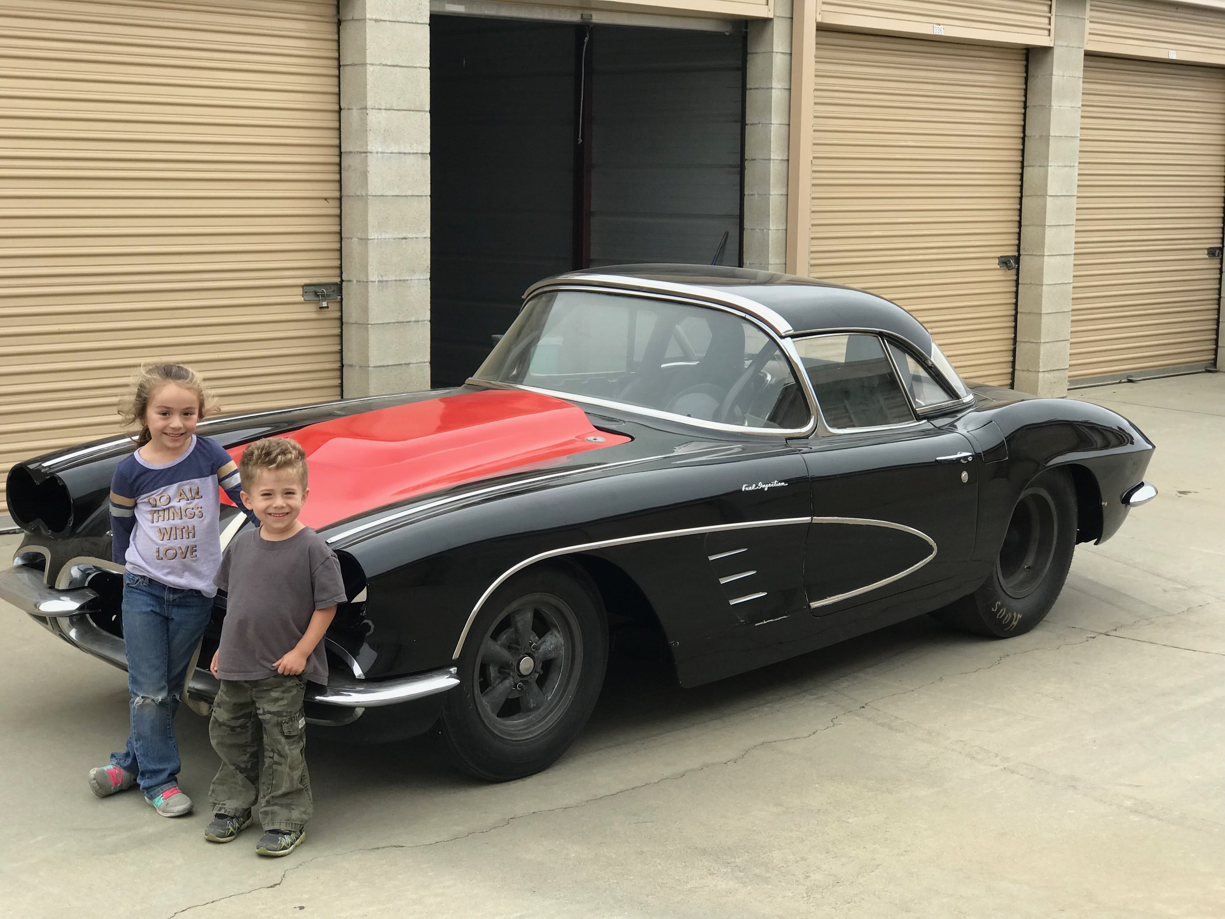 Gil's kids love the Corvette too