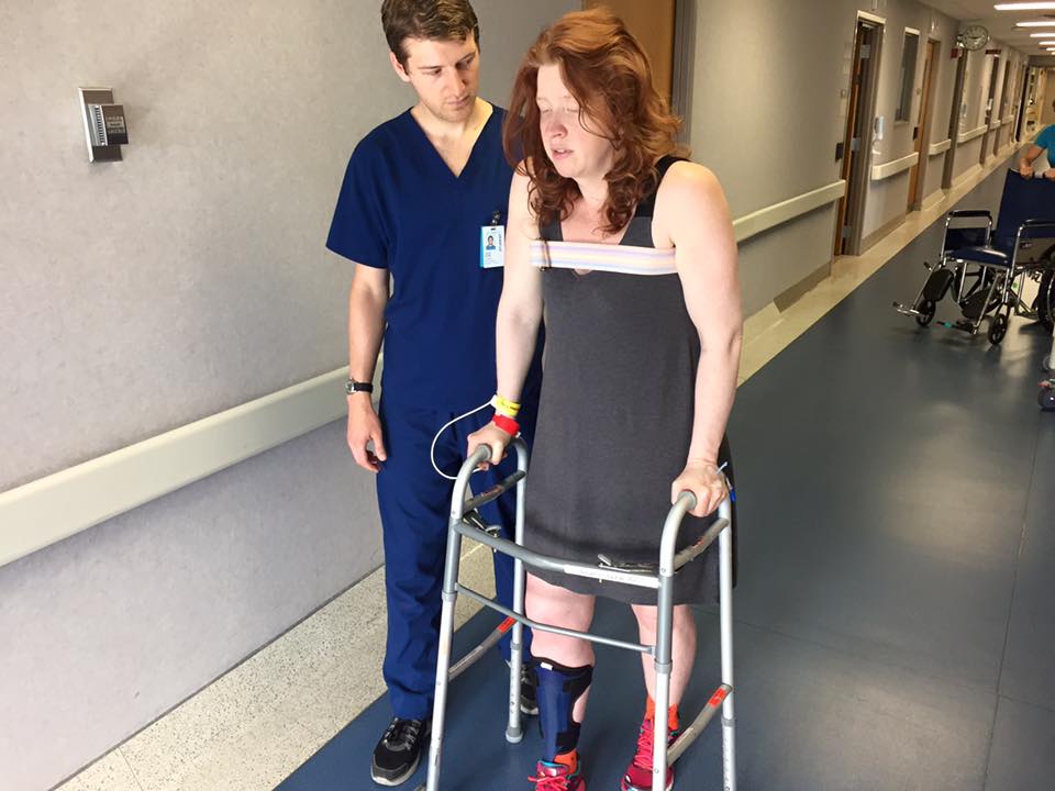 Trying to Walk Post-Surgery After Numerous Scary Complications