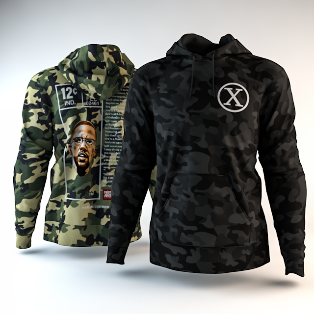 PJ MALCOLM PRICEBOX CAMO HOODED SWEATSHIRT