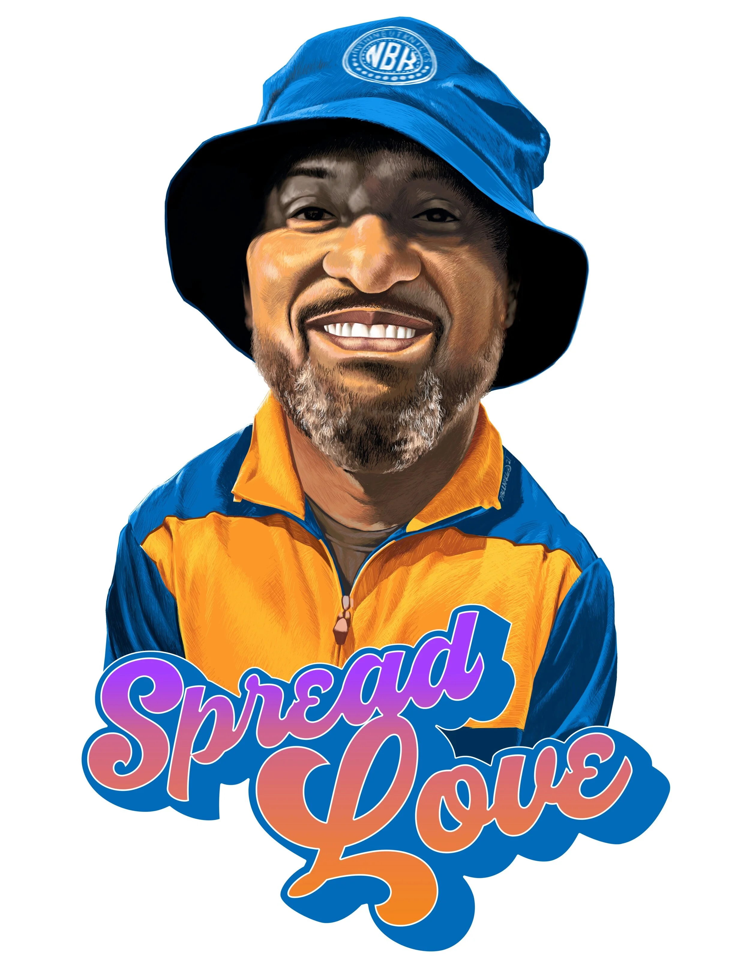 NBK SPREAD LOVE Limited Edition Caricature Tee