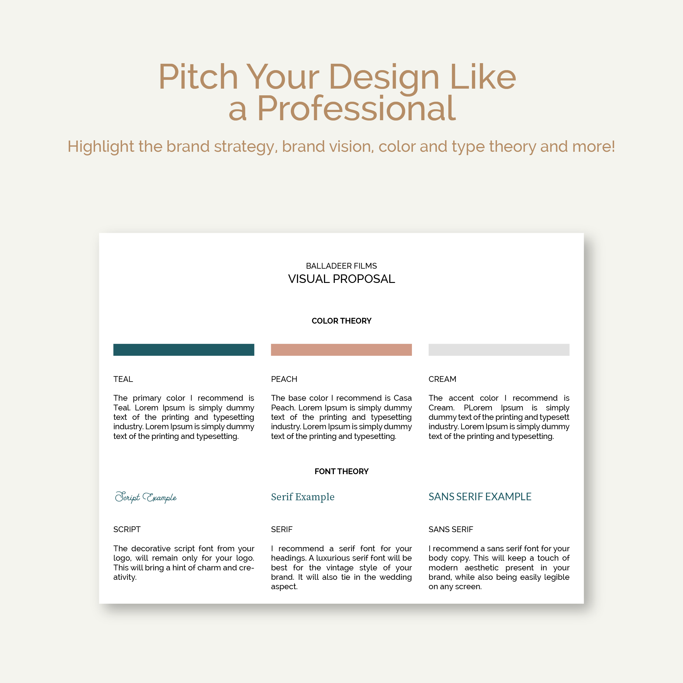 Brand Design Proposal Template — Jordan Prindle Designs  Brand Pertaining To Website Design Proposal Template