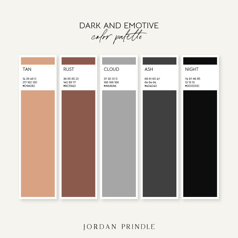 wallpapers Dark Cold Color Palette 36 colors palettes organized by mood