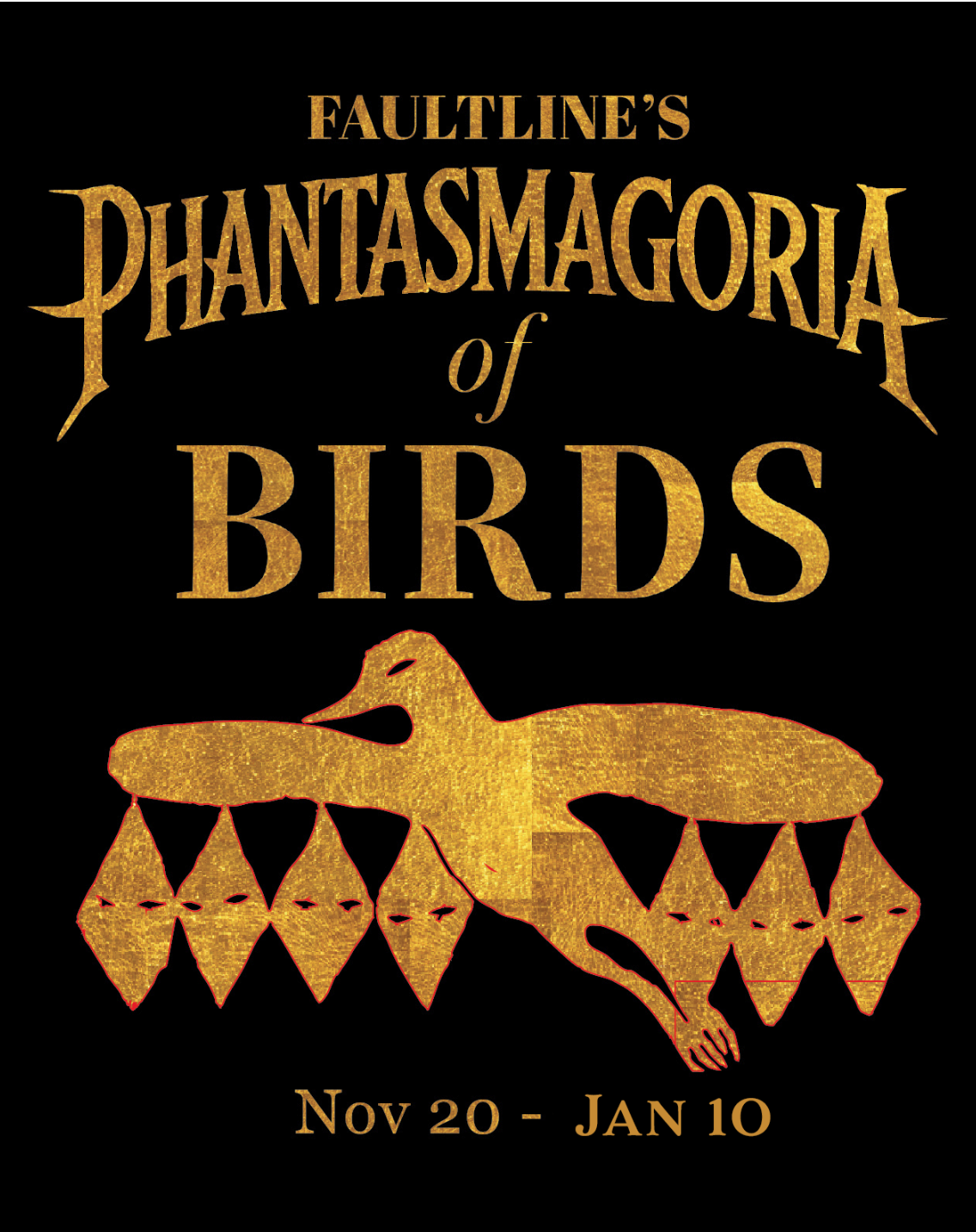 Phantasmagorica of Birds at Faultline Gallery 