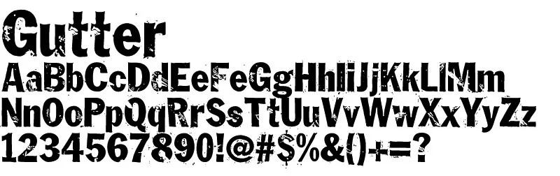 Gutter — Gary Hustwit