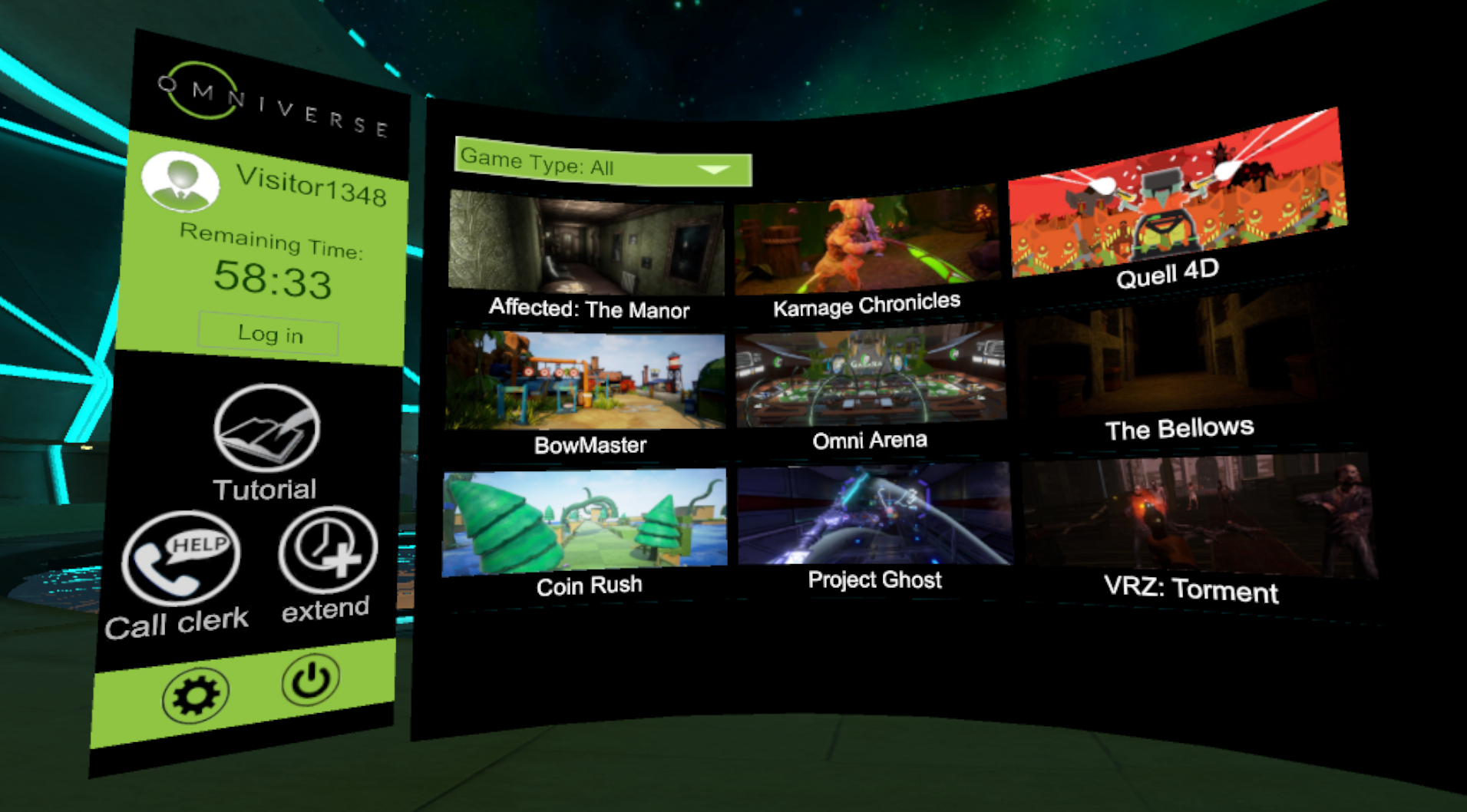 Omniverse - 15+ VR Games