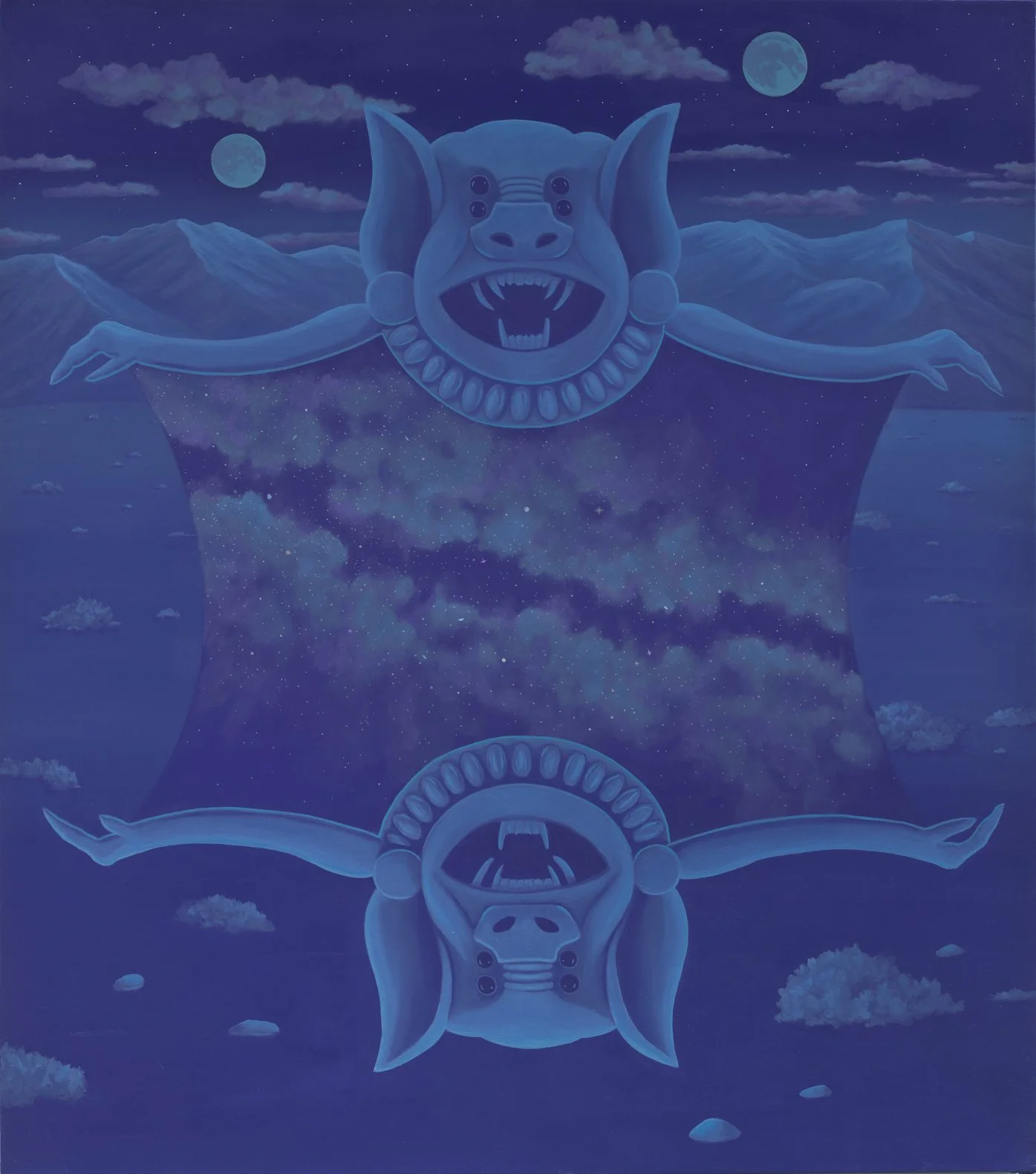 Murciélago 2026 Oil on Canvas 34 x 30 inches