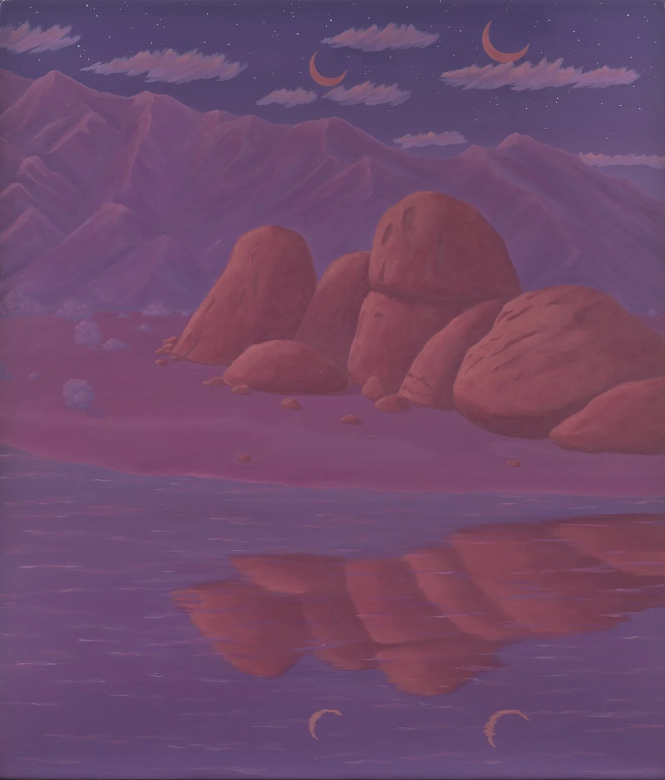 Creciente 2026 Oil on Canvas 28 x 24 inches