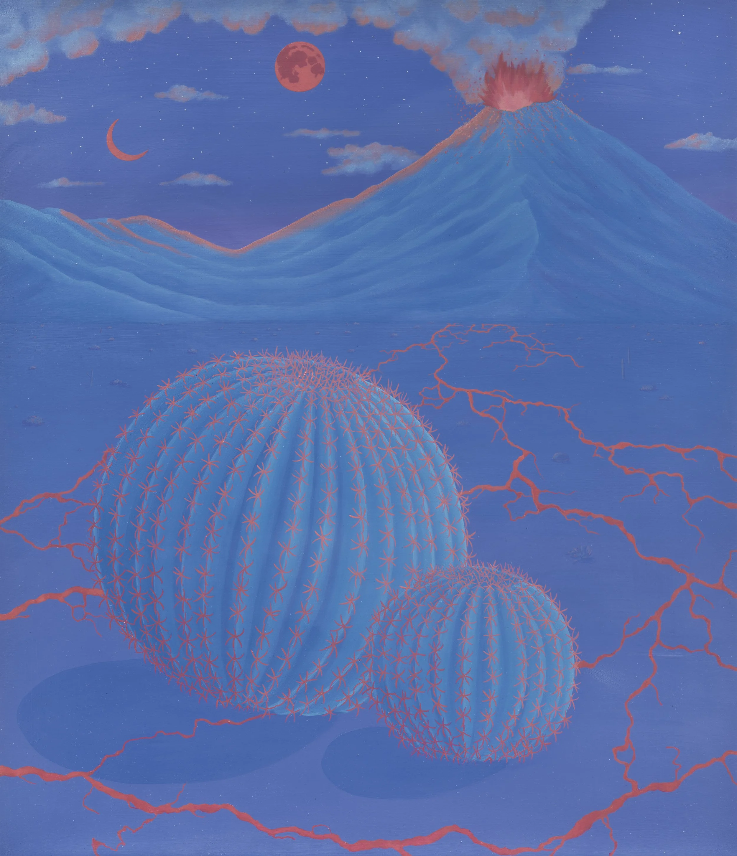 Crepitar 2026 Oil on Canvas 28 x 24 inches