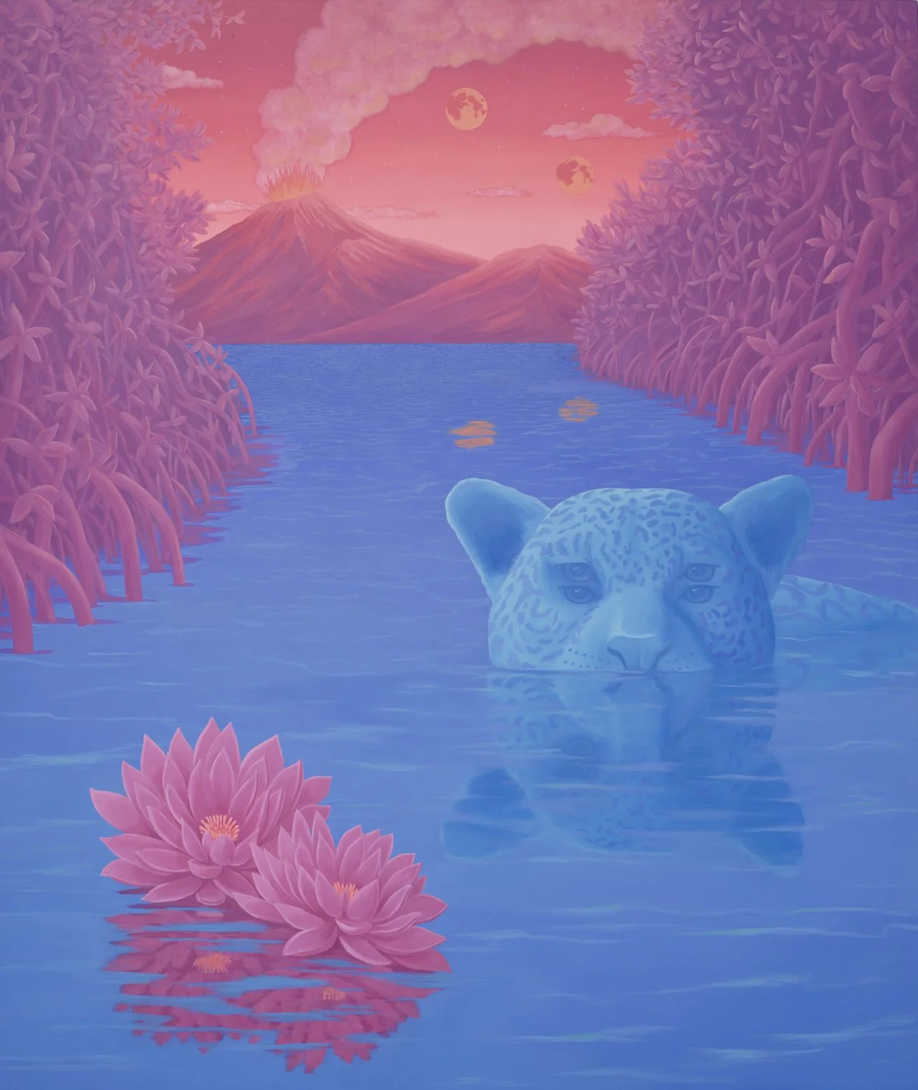 Inundada 2026 Oil on Canvas 38 x 32 inches