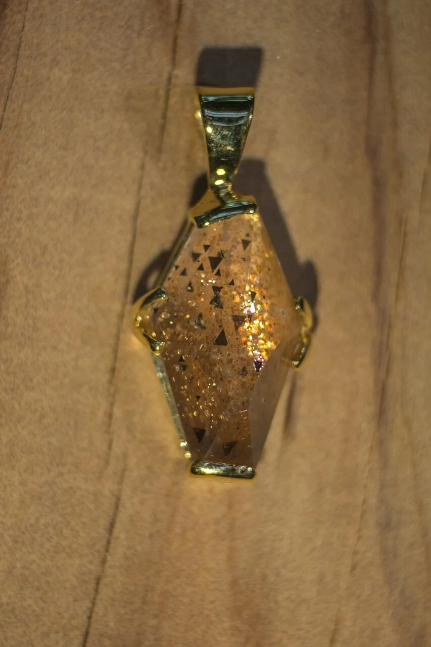 Rainbow Lattice Jewellery Pendant Necklace