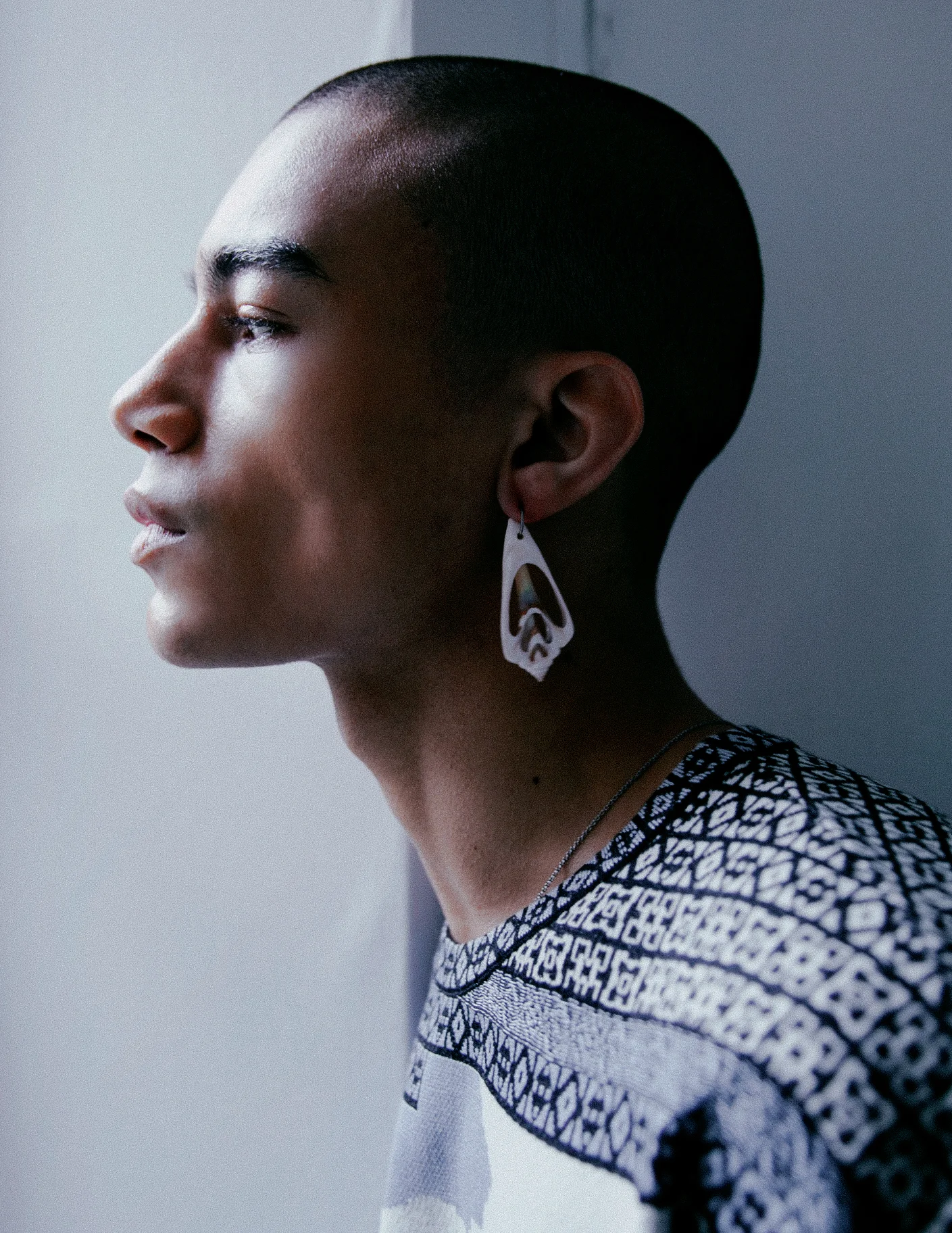 Top: Pringle of Scotland | Jewelry: Stylist's Own