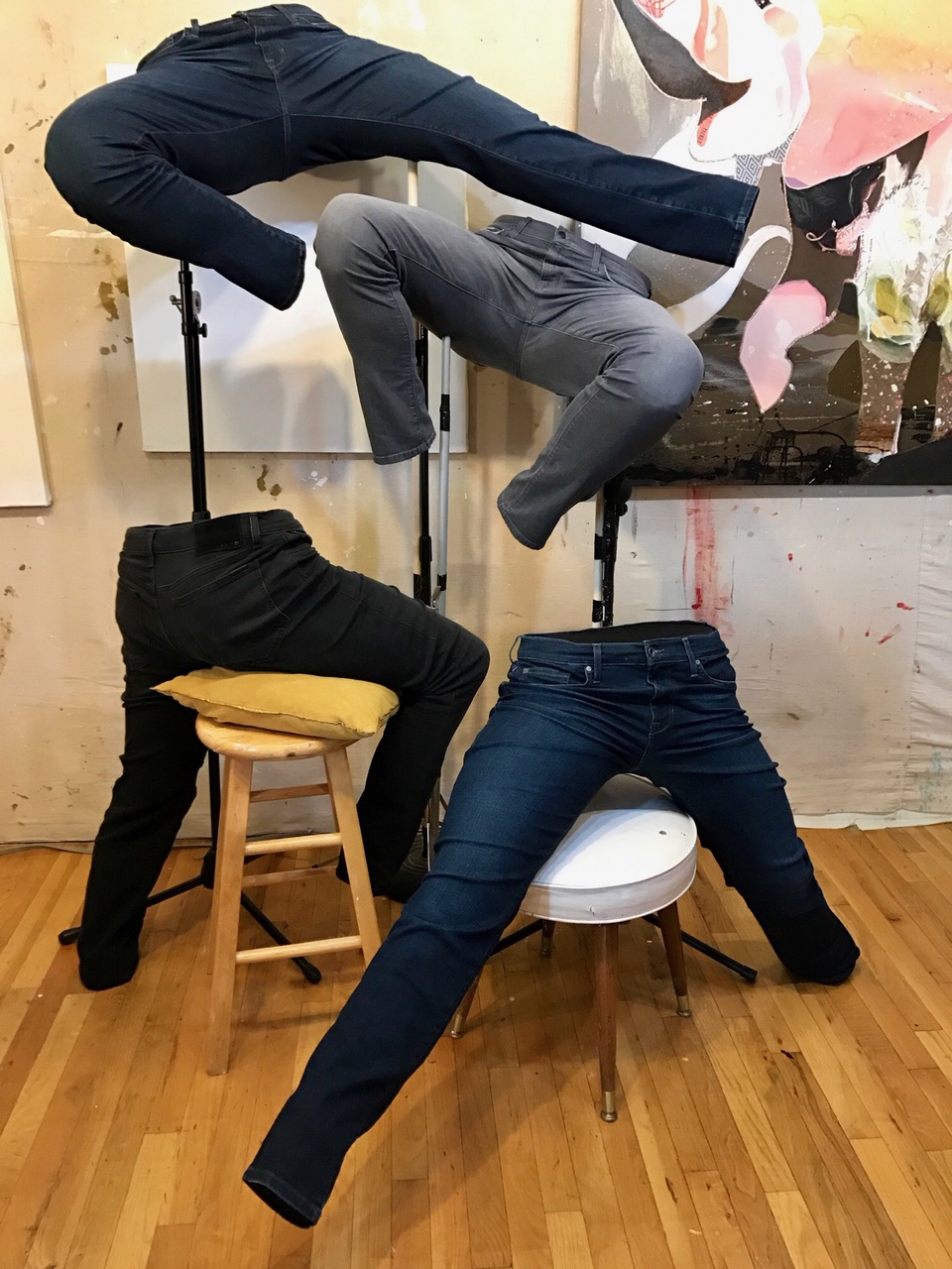 Custom, Hand-built Mannequin Legs for Joe's Jeans