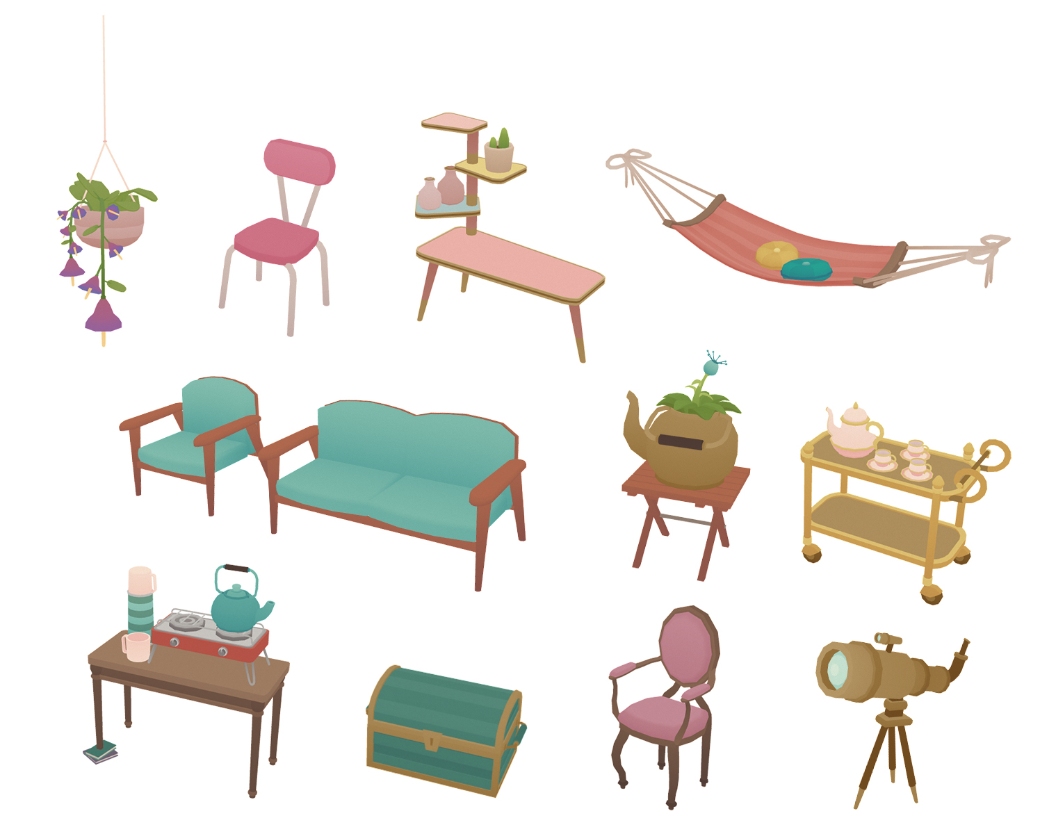 Furniture and Interior Props