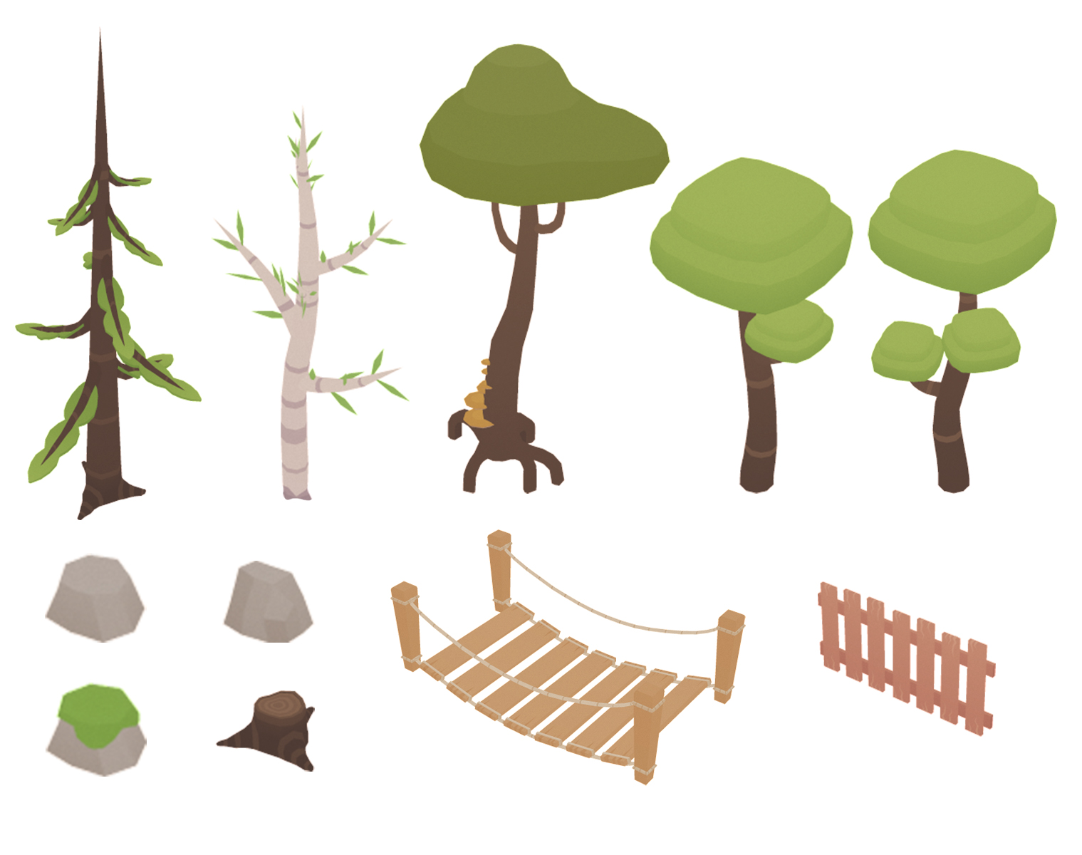 Forest Area Props