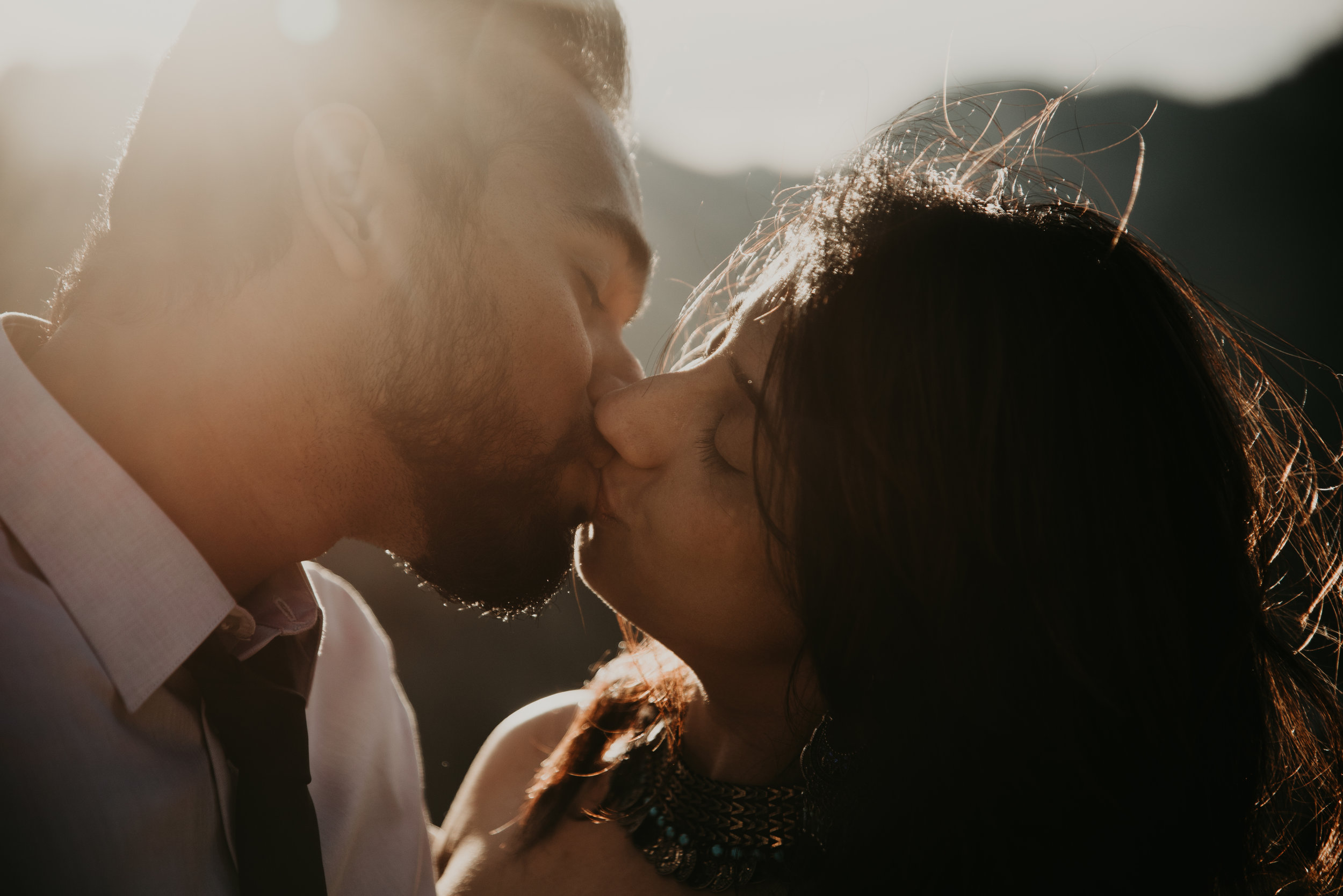 Light Struck Engagement Photos