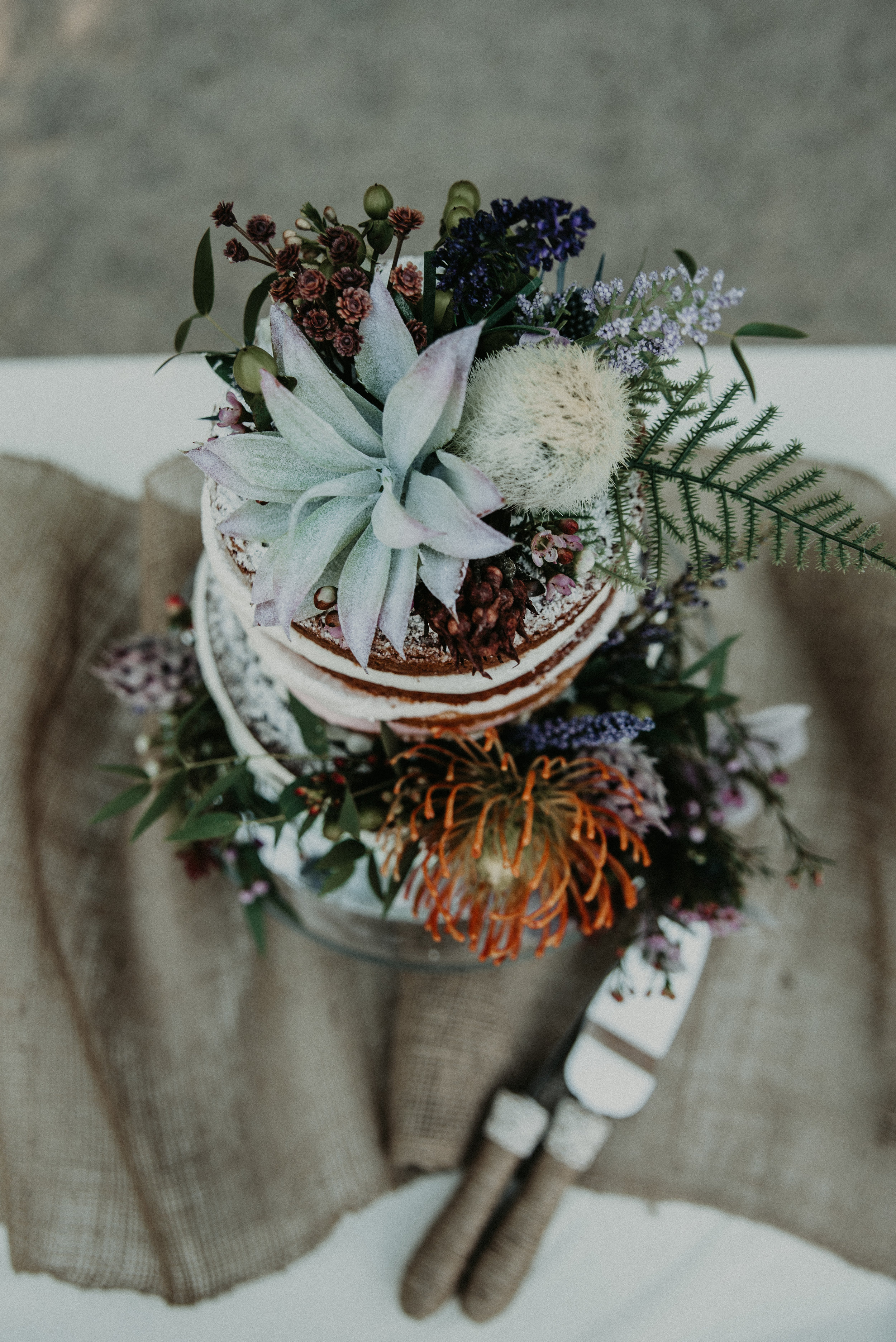 Succulent Wedding Cake