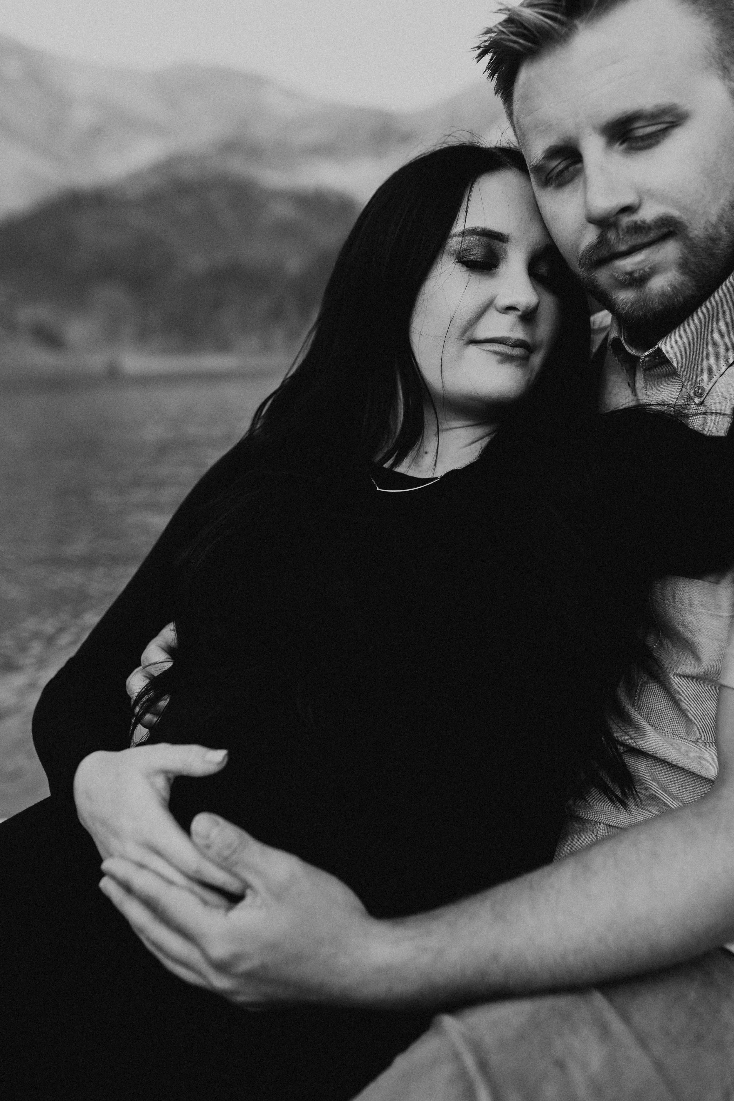 Black and White Mom + Dad
