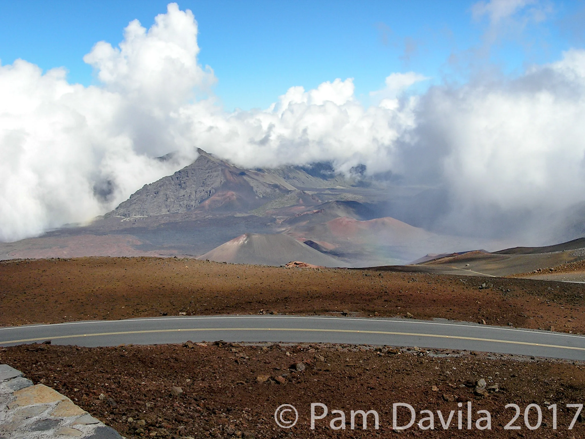Road to Haleakala Observatory
