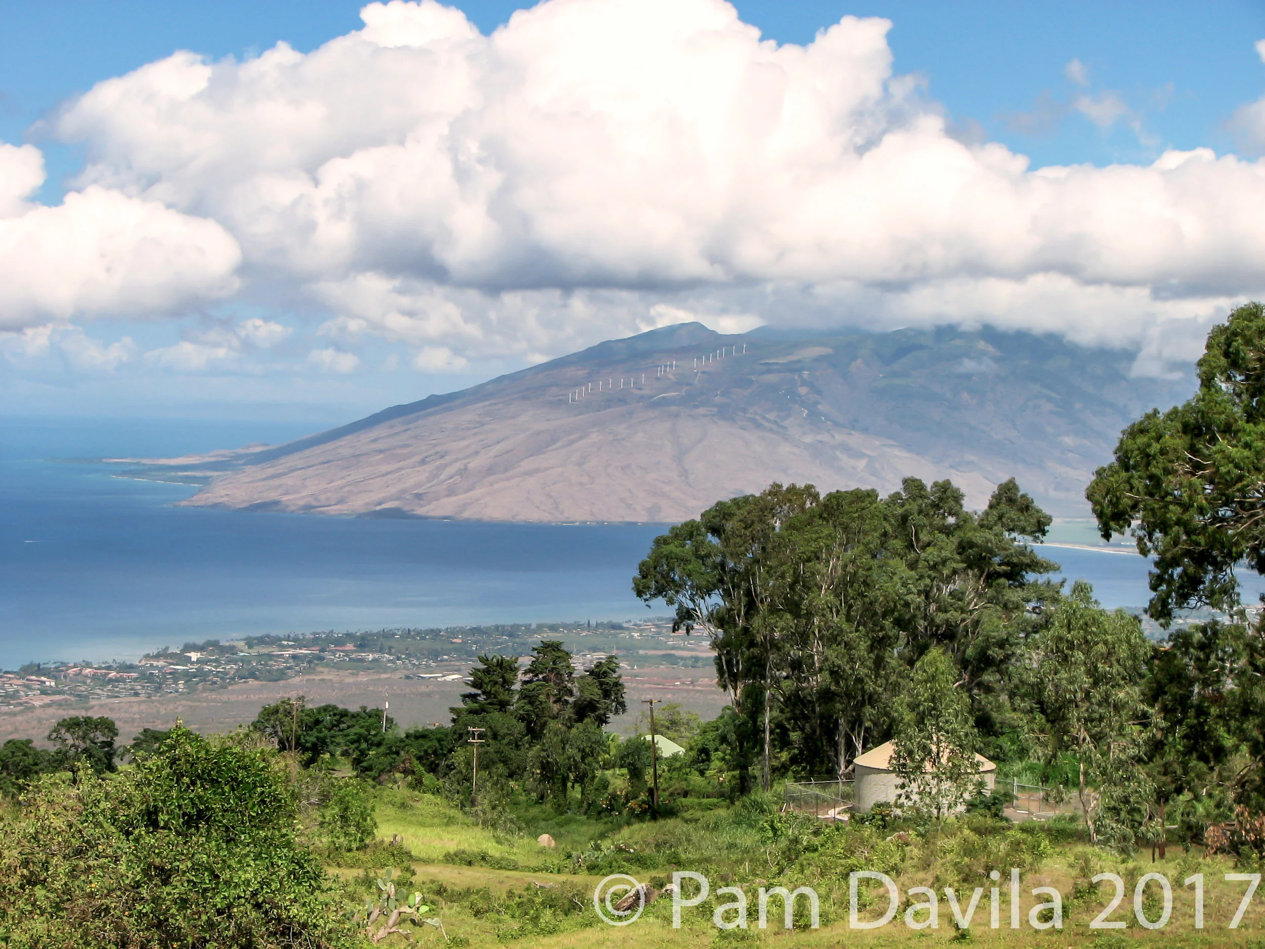 View of Lanai island