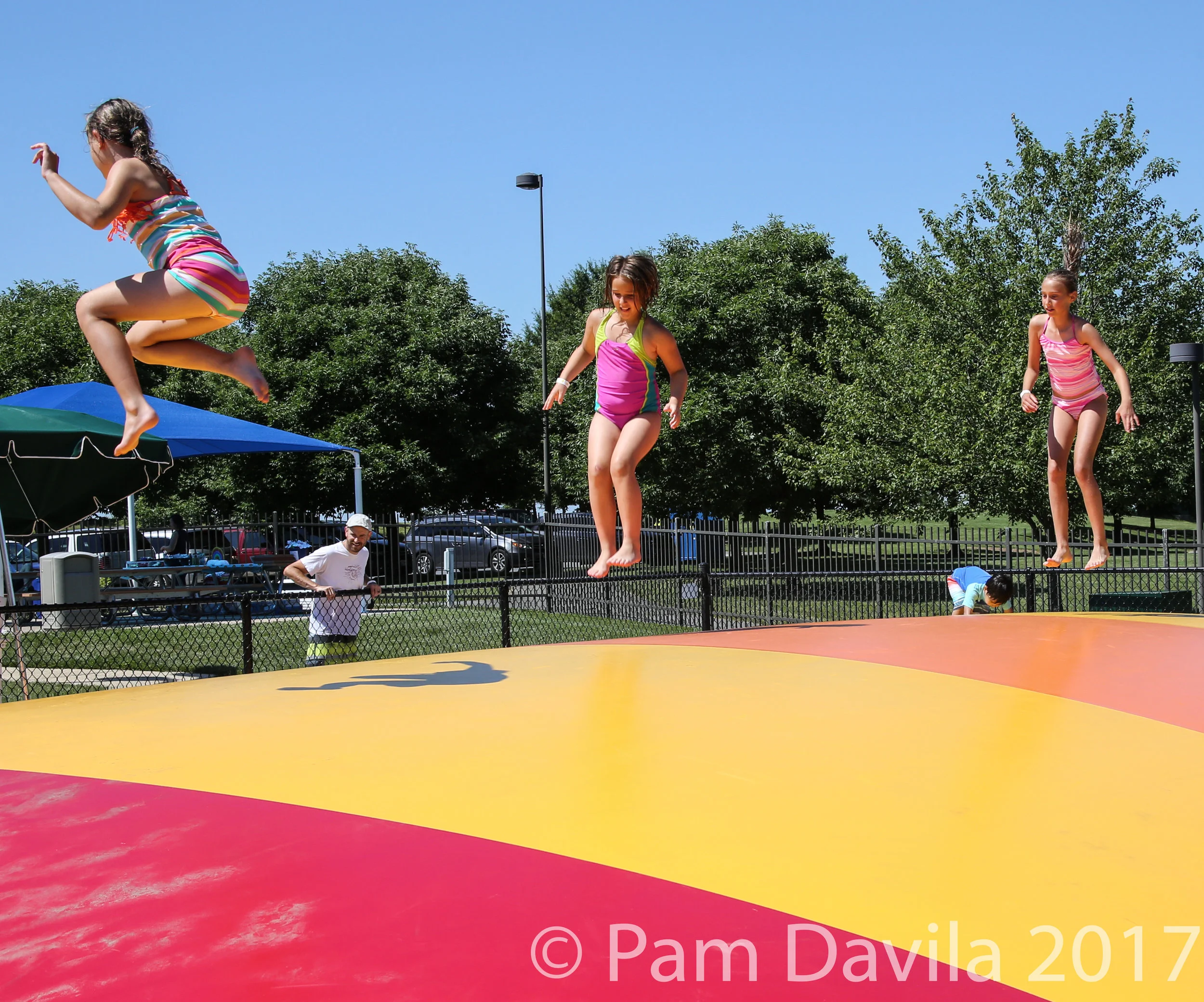 Trampoline girls
