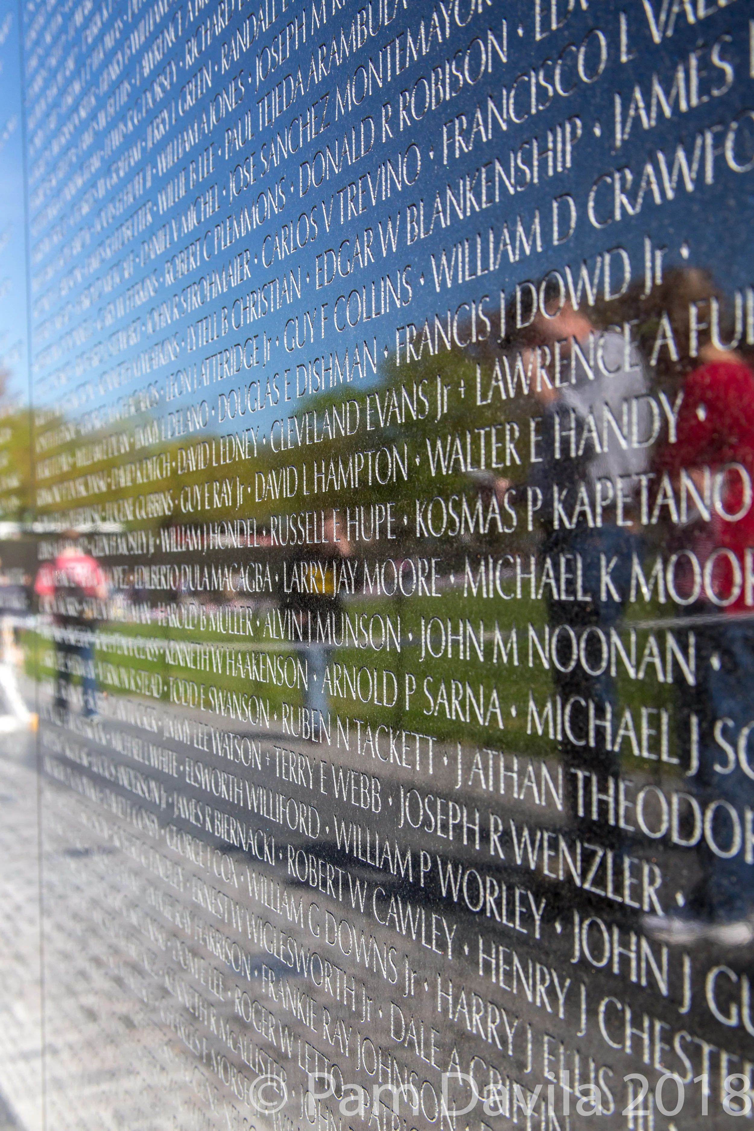  Vietnam War Memorial, April, 2018 