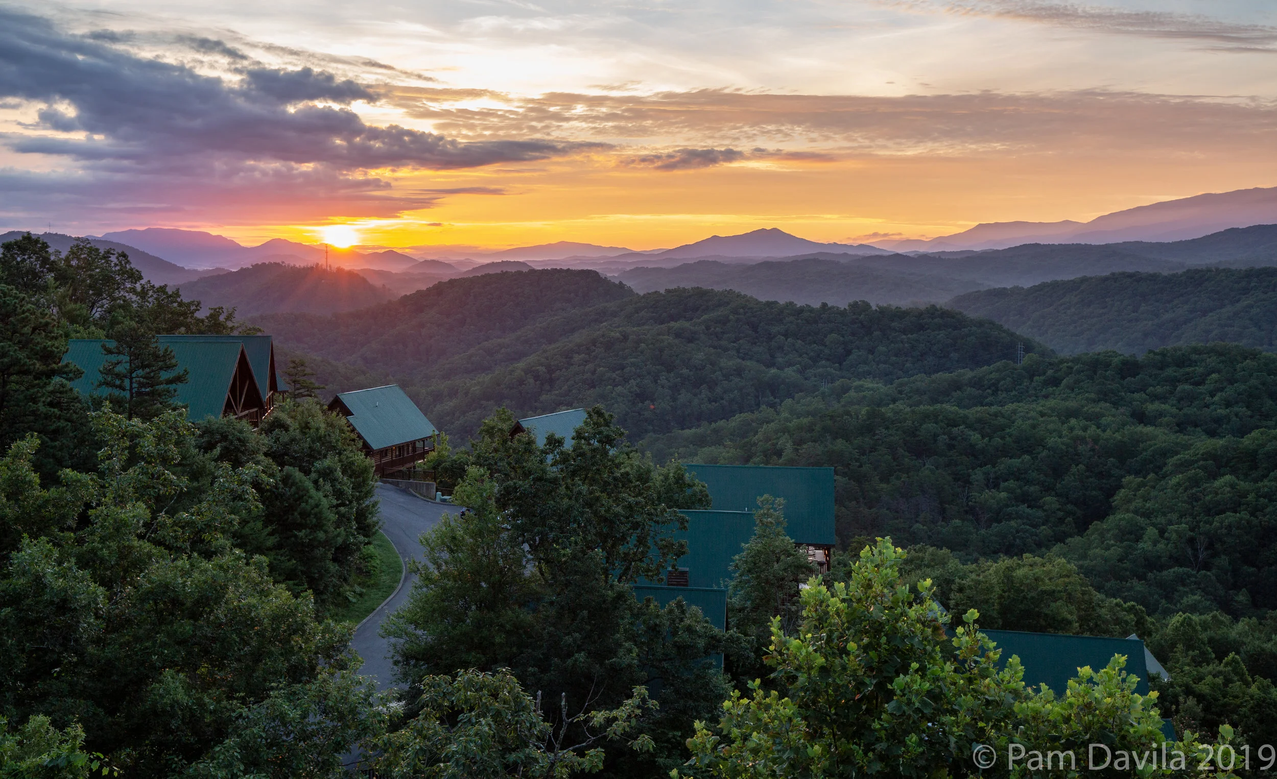 Sunrise view from Kenny's deck