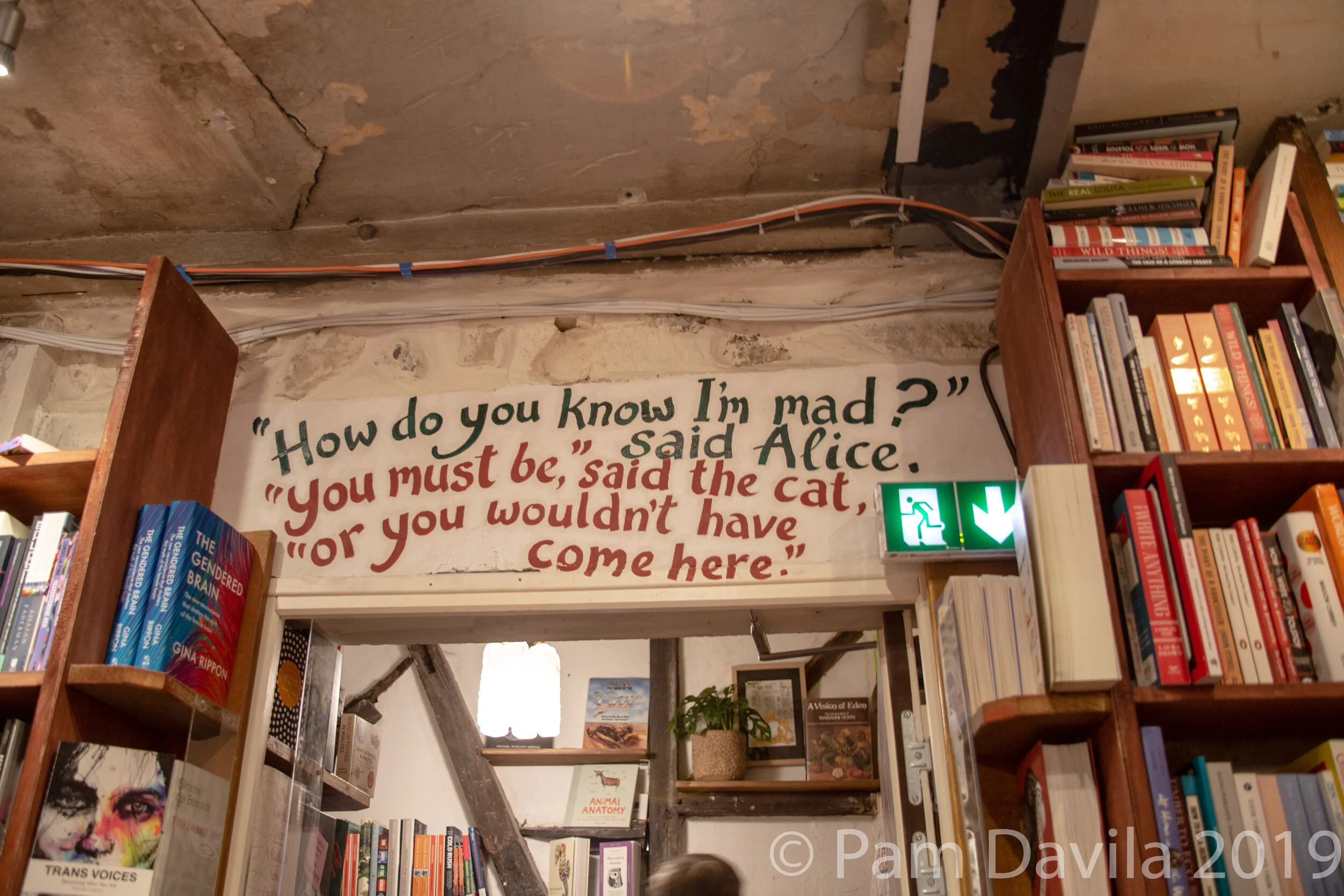 Inside the Shakespeare and Company Book store