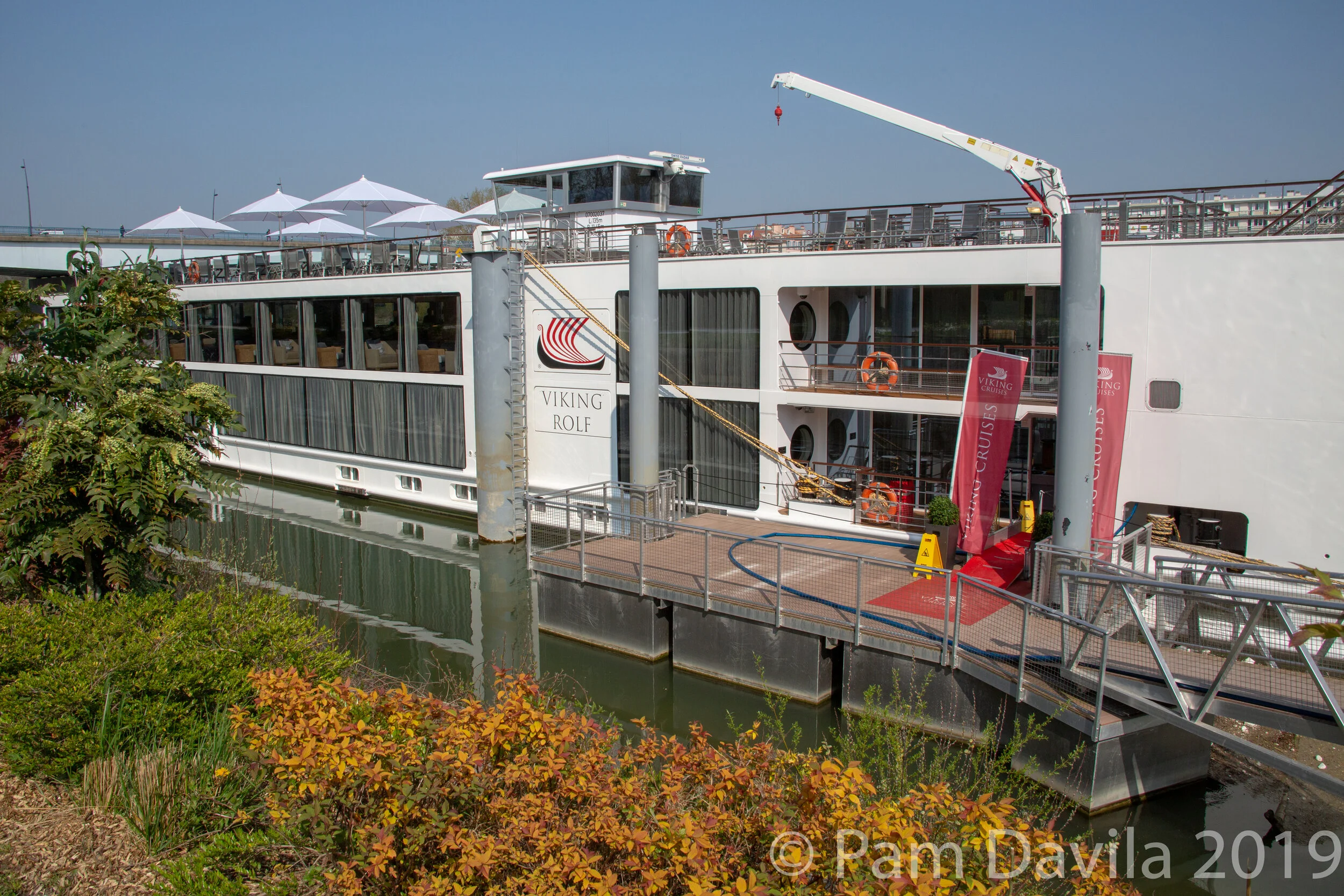 The river cruise ship, Viking Rolf