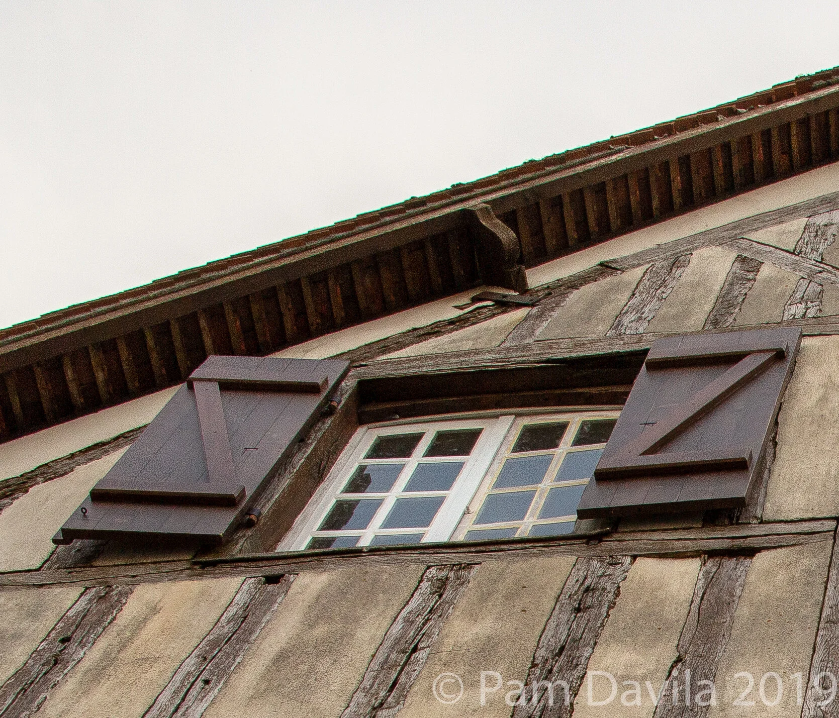 Half timbered house in Vernon