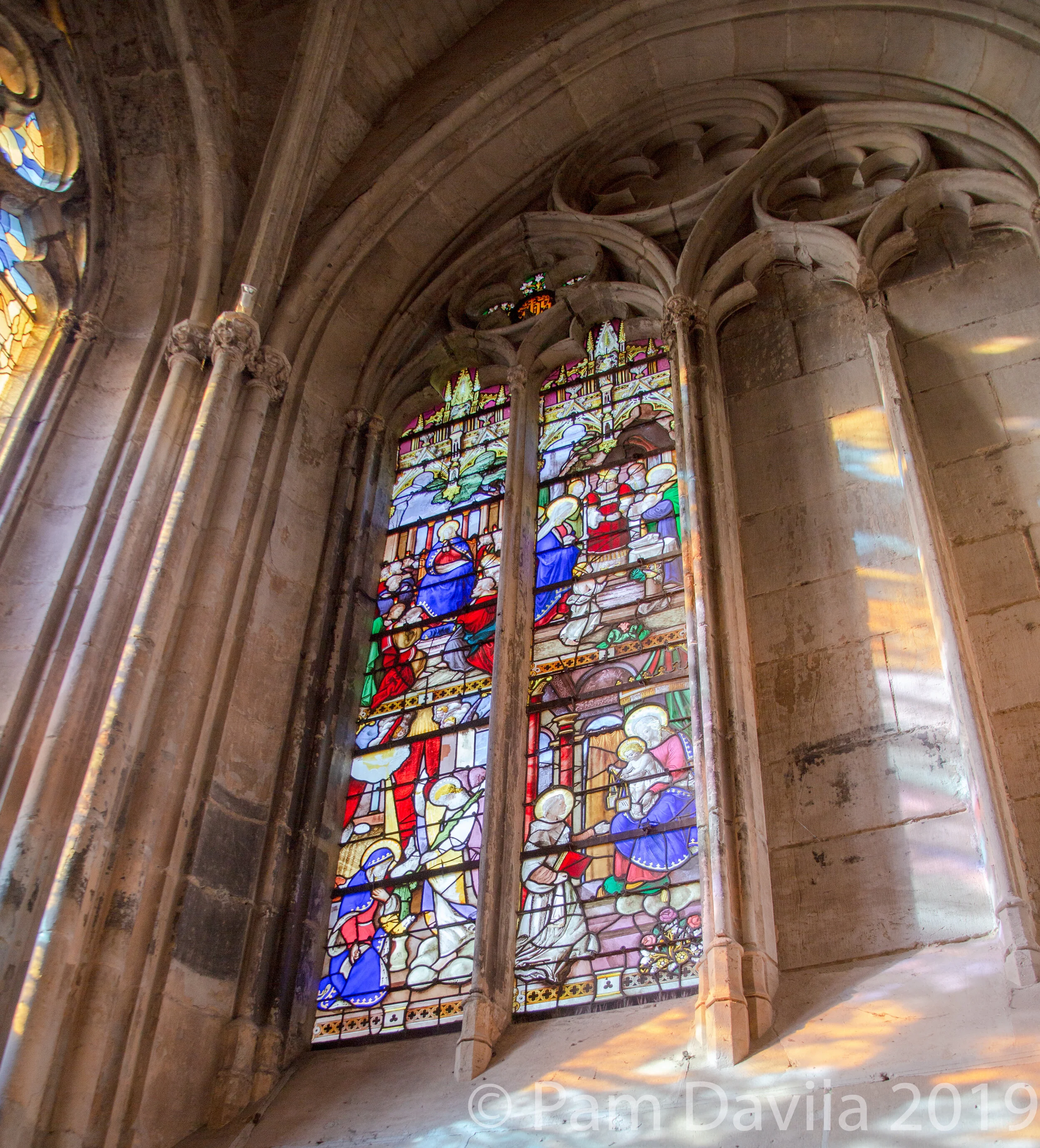 Stained glass windows