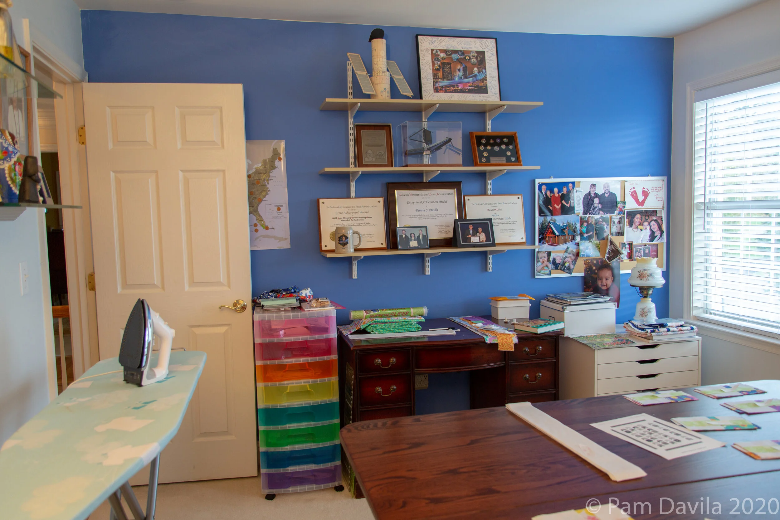 My quilting room