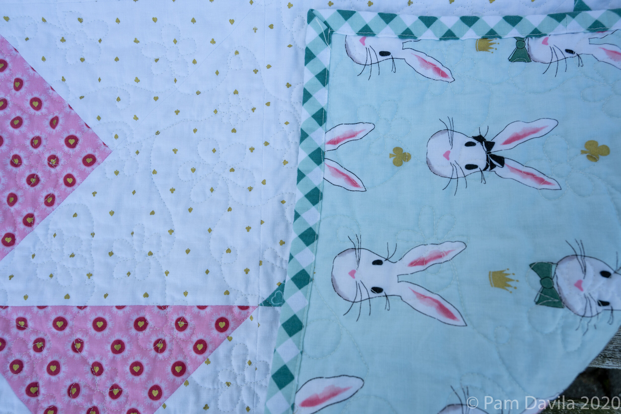 Zoe's quilt - backing