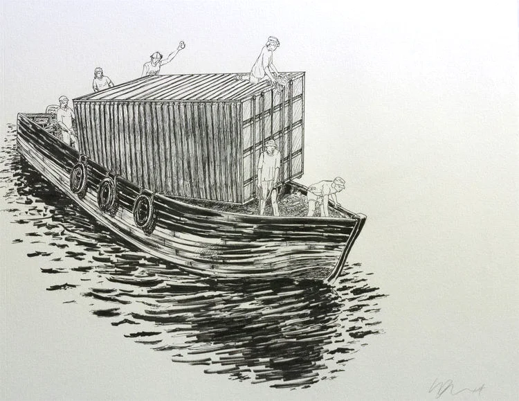  Ink on paper | 18x22" 