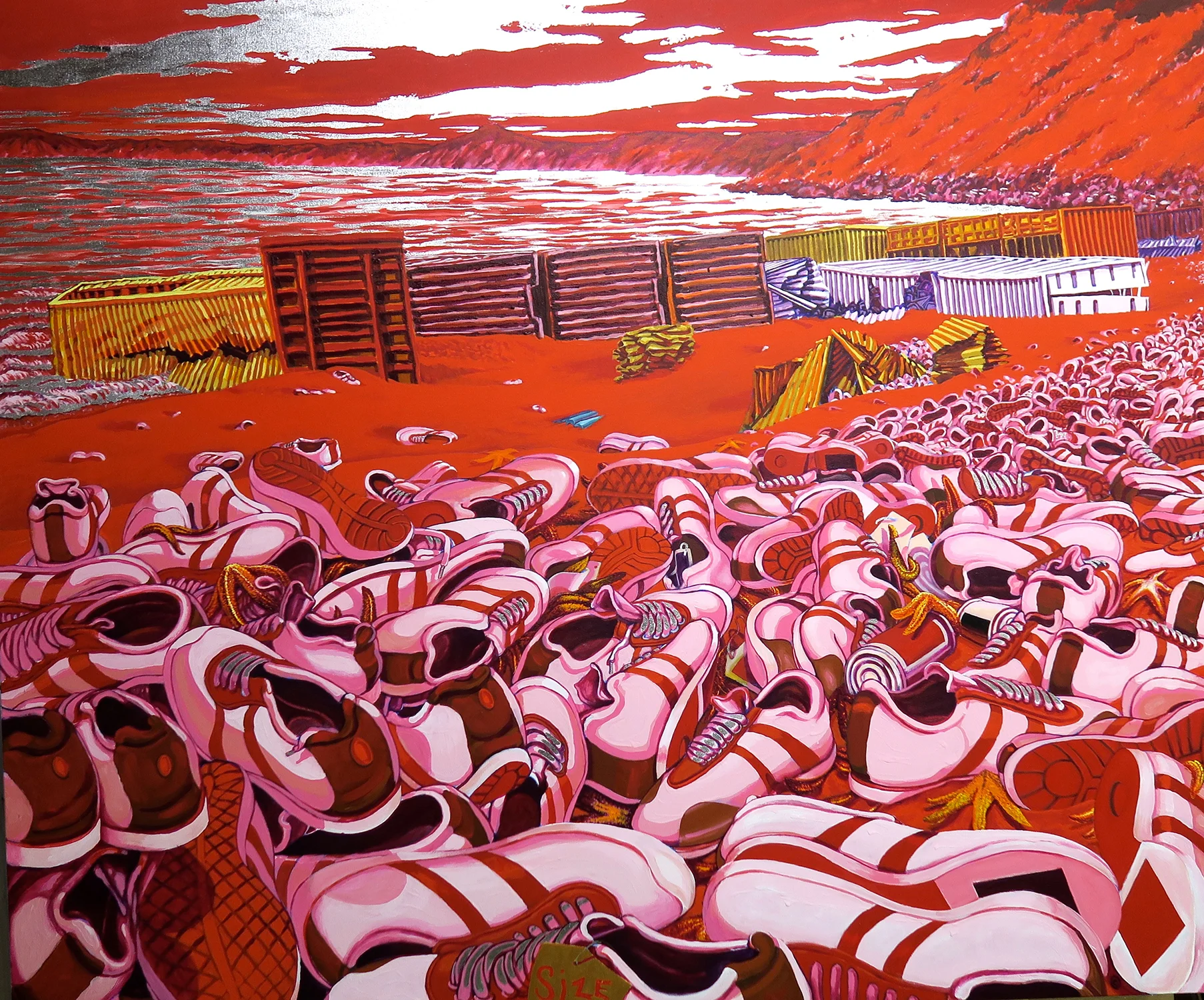  Acrylic and mixed media on canvas | 60X74" 