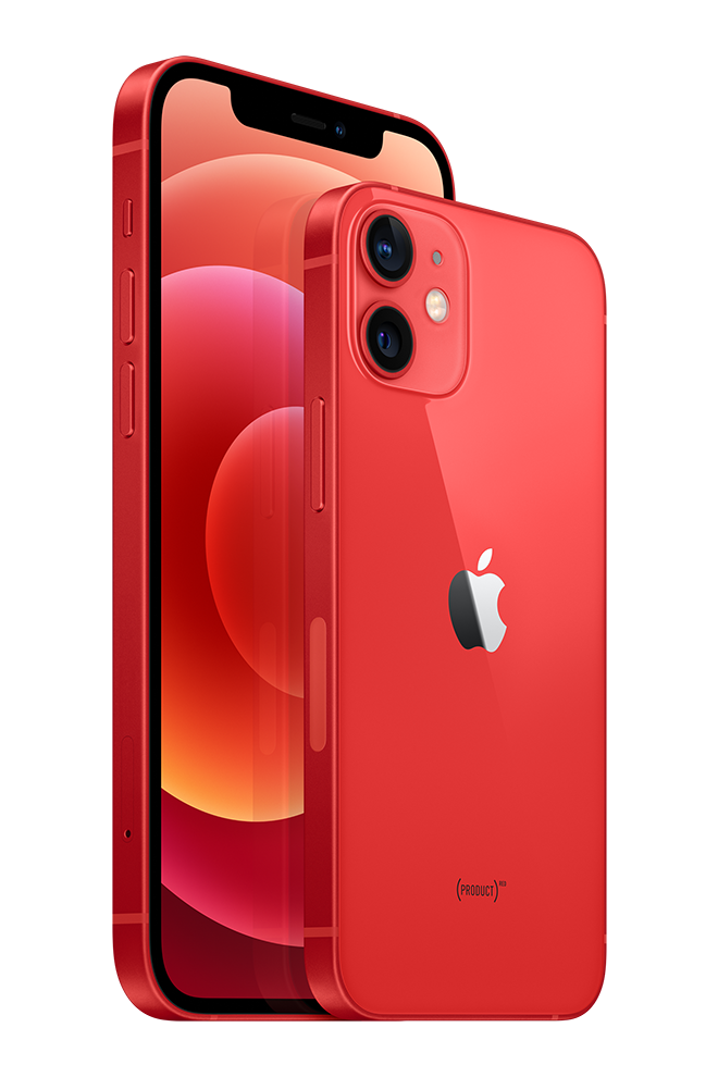 Say Hello To The Iphone 12 And Iphone 12 Mini Product Red Red