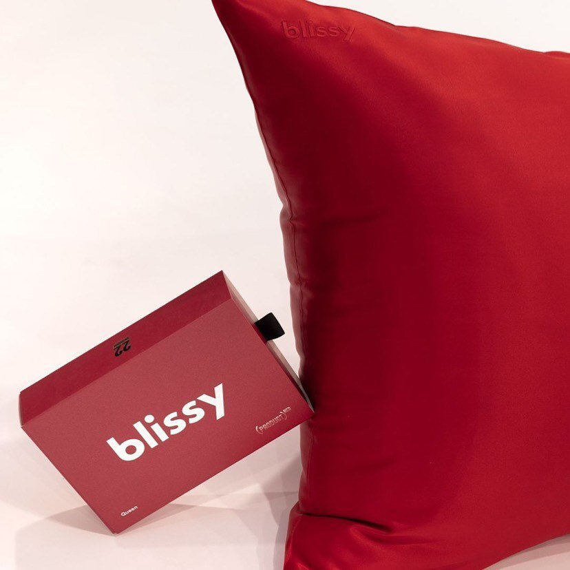 Sleep &amp; save lives. 💤 Shop the new @blissybrand @RED silk pillowcases in the 🔗 in bio.