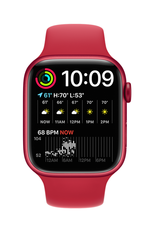 Meet the Apple Watch Series 7 (PRODUCT)RED — (RED)