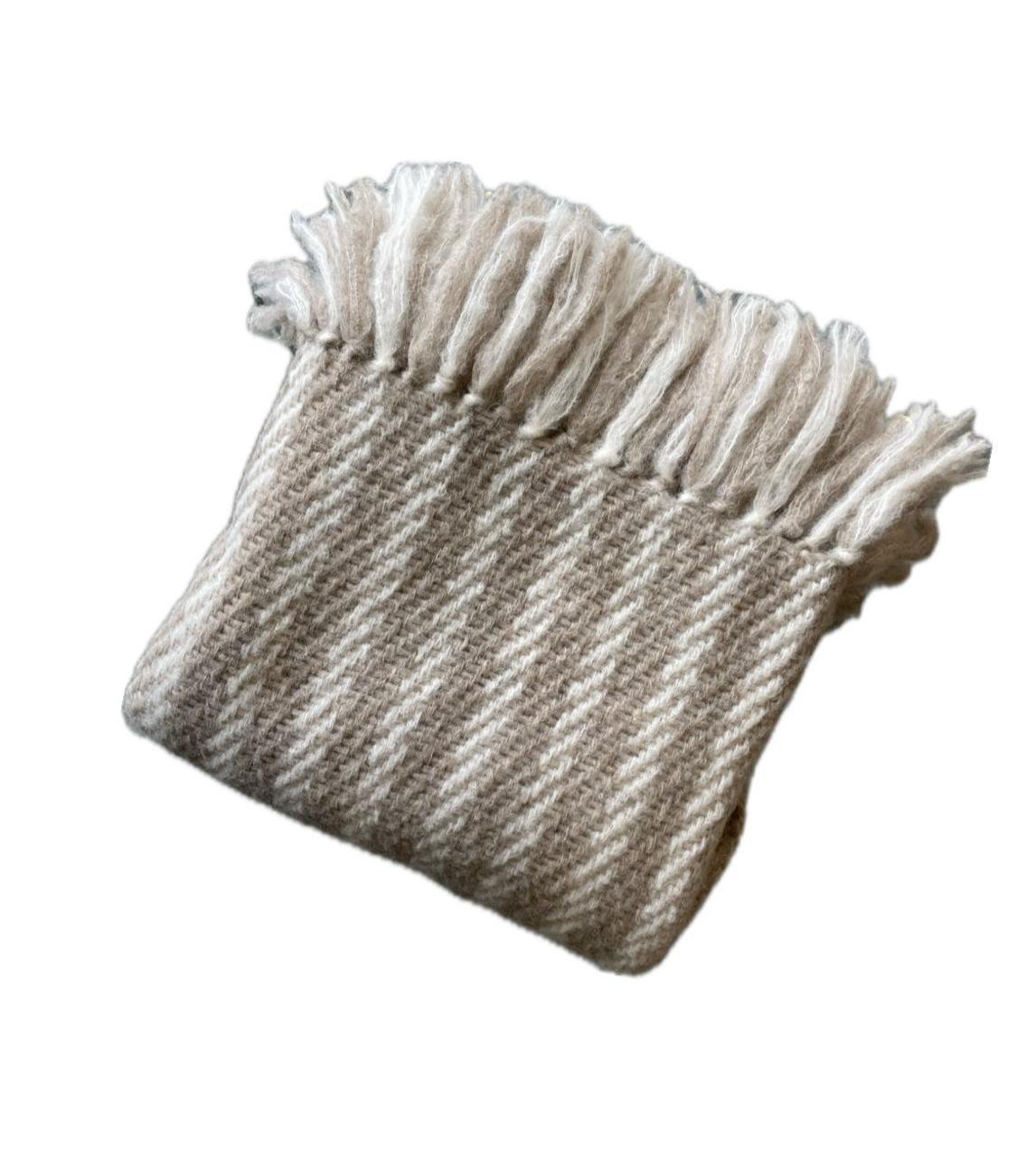 manta de baby alpaca - beige, ambar