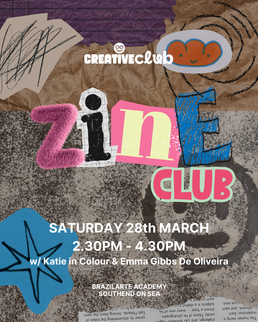 Zine Club - Saturday 28th March 2026