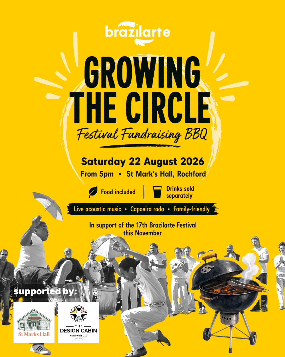 Growing the Circle: Festival Fundraising BBQ - Saturday 22nd August 2026