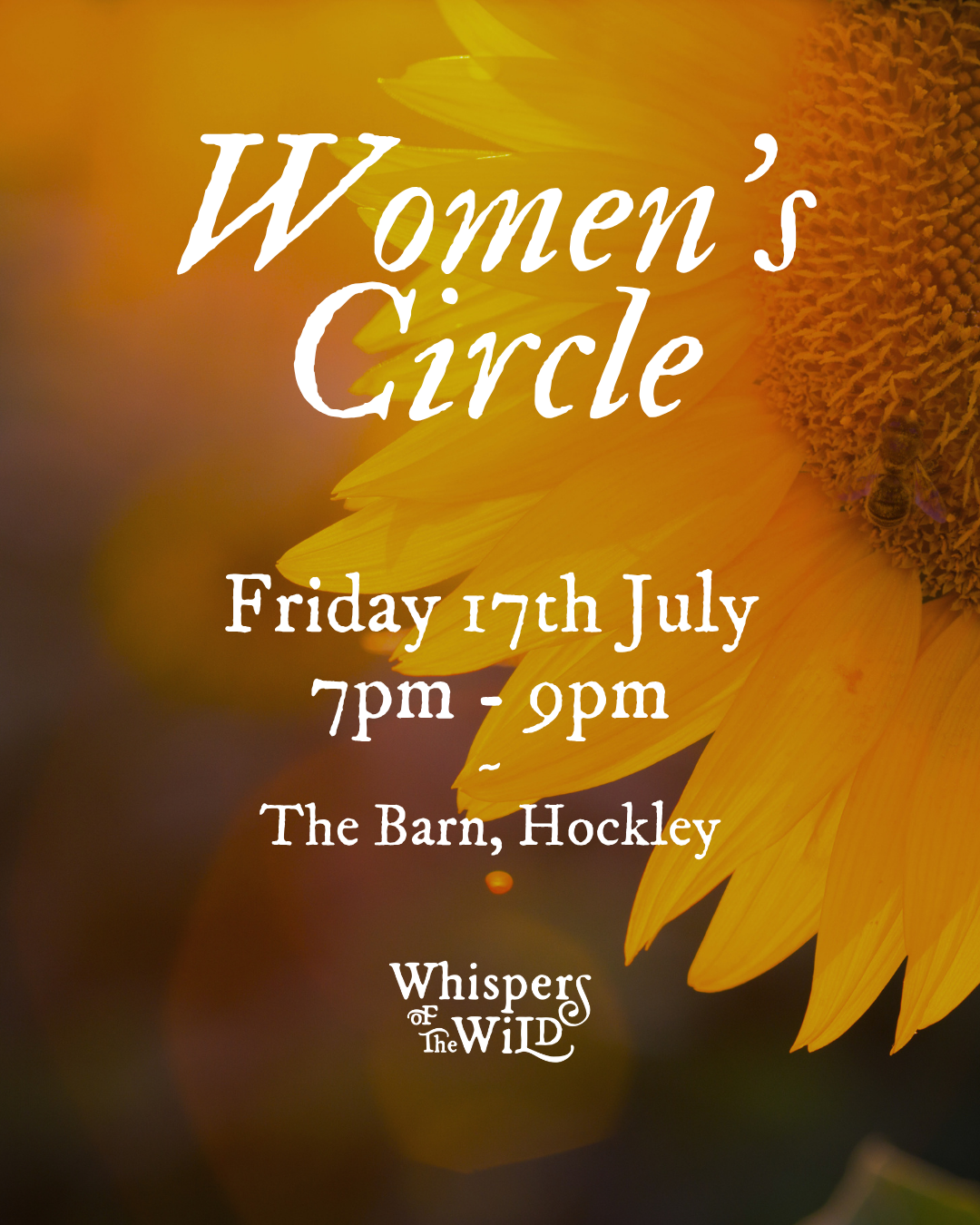 Women's Circle ~ Friday 17 July 2026