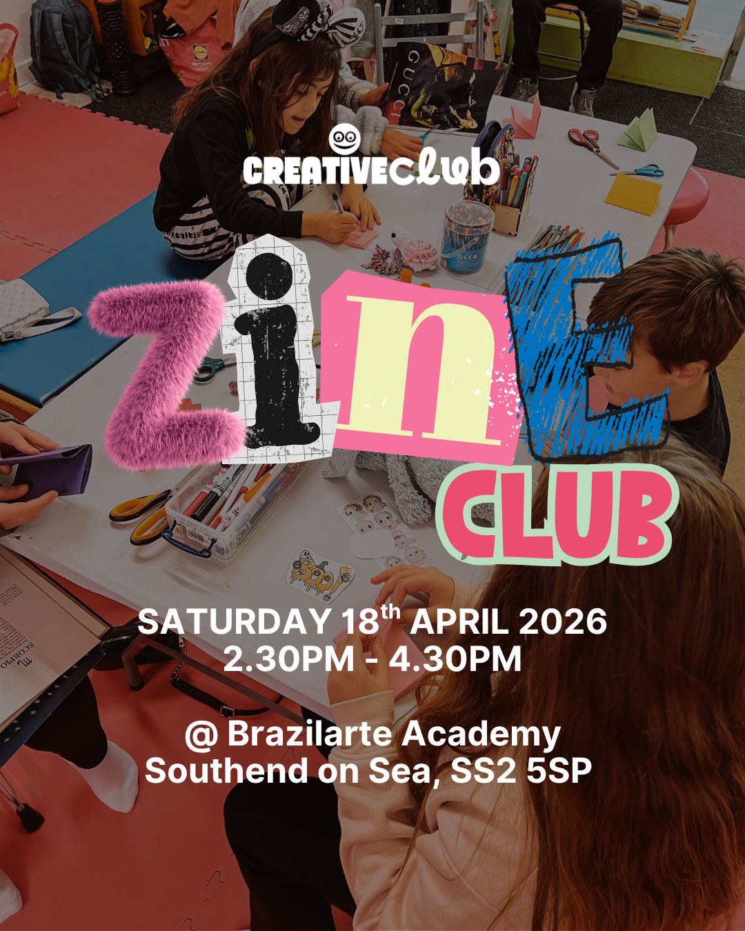 Zine Club - Saturday 18th April 2026