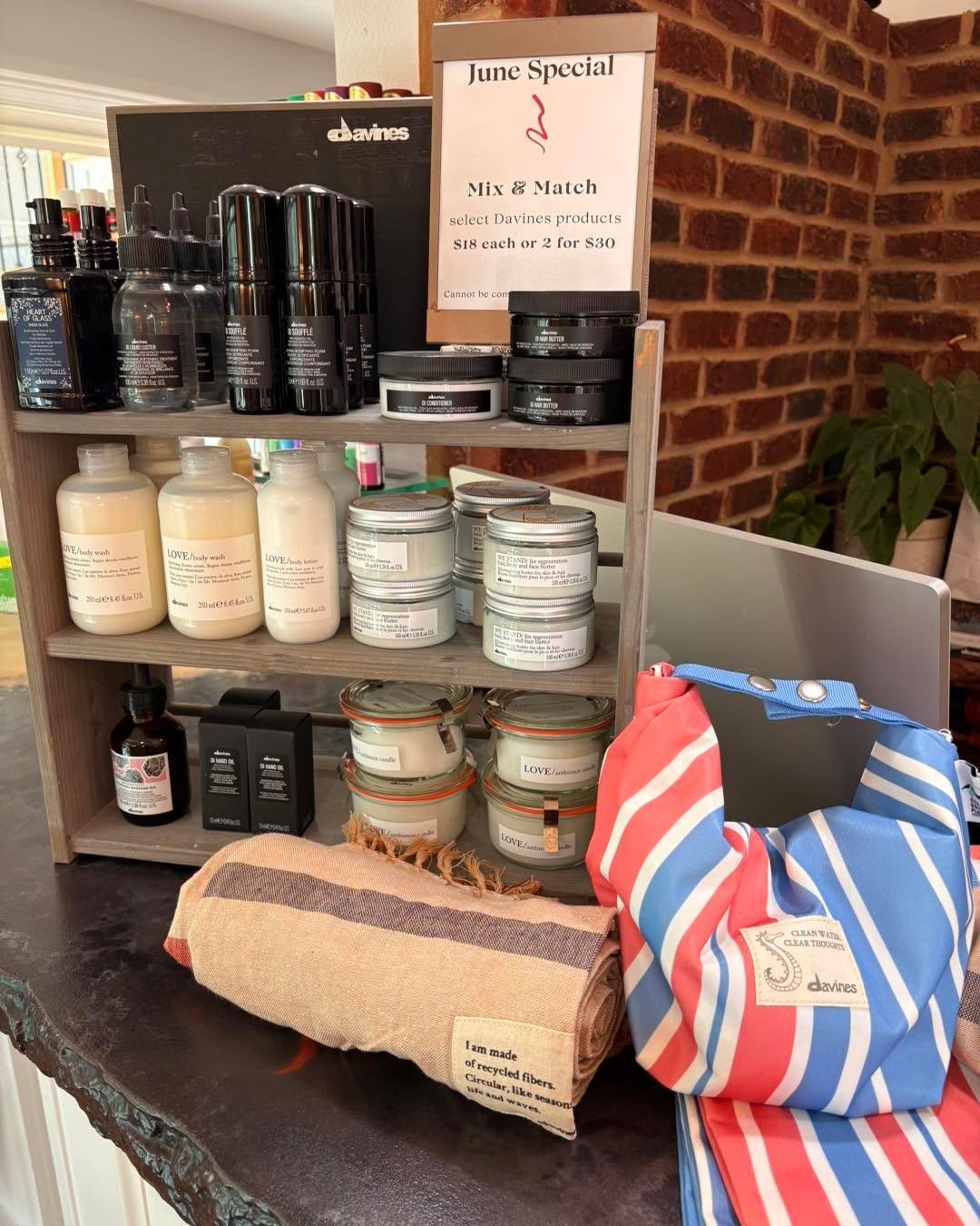 June special! Mix and match select Davines products, including beach towels and Ocean Keeper waterproof bags! ✨☀️🏖️

#sylvaniasalon #toledosalon #sylvania #sylvaniabusiness #willowcreeksalon #willowcreek