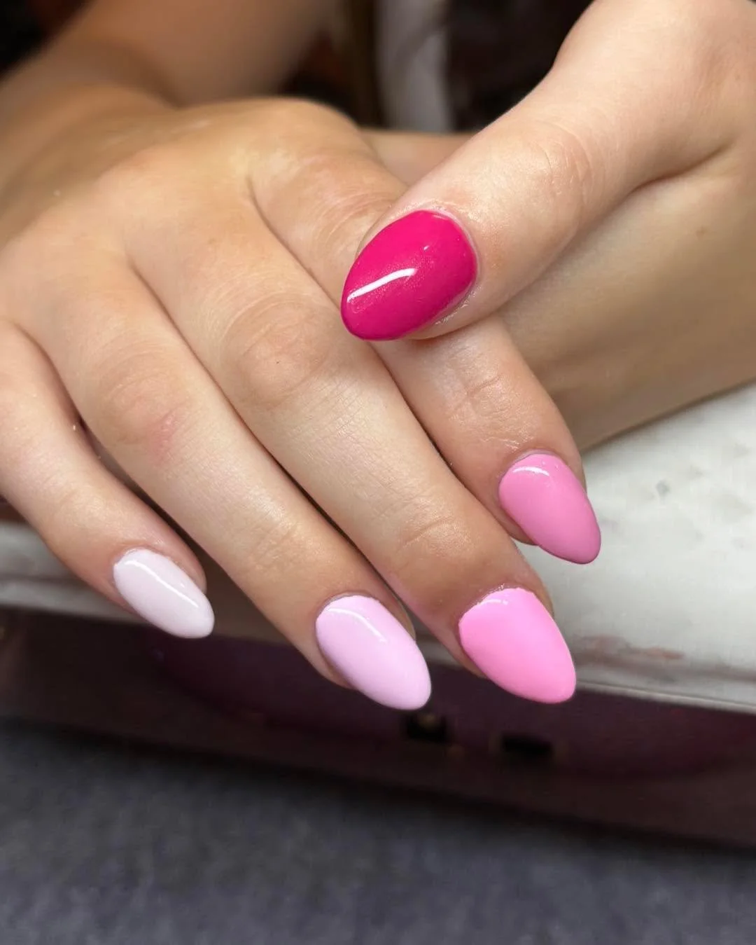Utterly obsessed with these pink ombr&eacute; nails! Fading flawlessly from vibrant rose to delicate blush, this gradient adds a touch of elegance to every outfit. Ask for ombr&eacute; your next nail appointment! 🌸

#sylvaniasalon #toledosalon #sylv