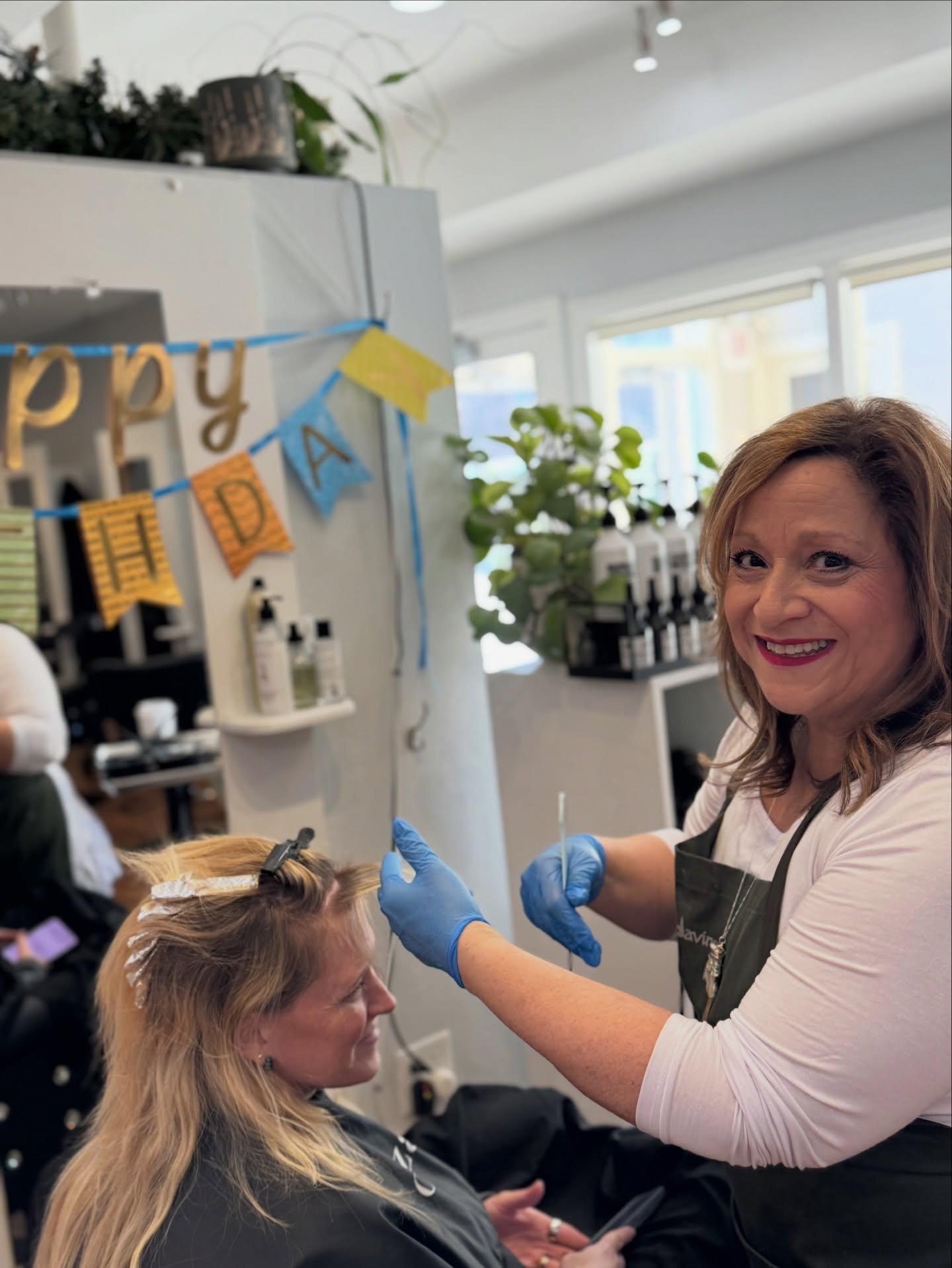 Last week we celebrated Mary Anne&rsquo;s birthday! She is more than just an owner, she is the heart and soul of Willow Creek! Her passion and creativity are contagious! Join us in wishing her a Happy Birthday!  #willowcreeksalon #birthday #hairstyli