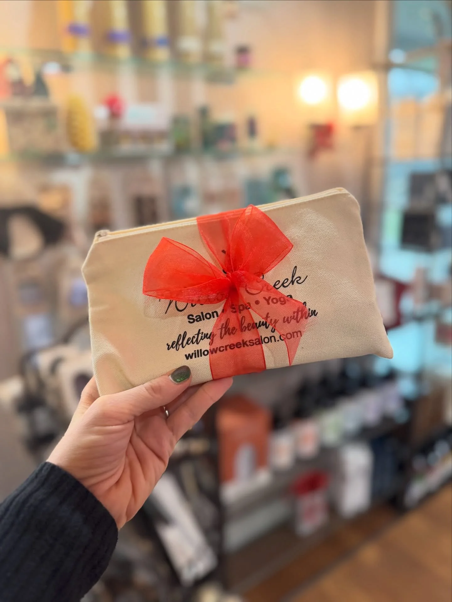 Add one more stop to your day today! We know there&rsquo;s somebody in your life who would love a thoughtful gift from Willow Creek Salon! Stocking stuffers starting at $4. We are open Saturday, Monday, Tuesday, and Wednesday before Christmas! #willo