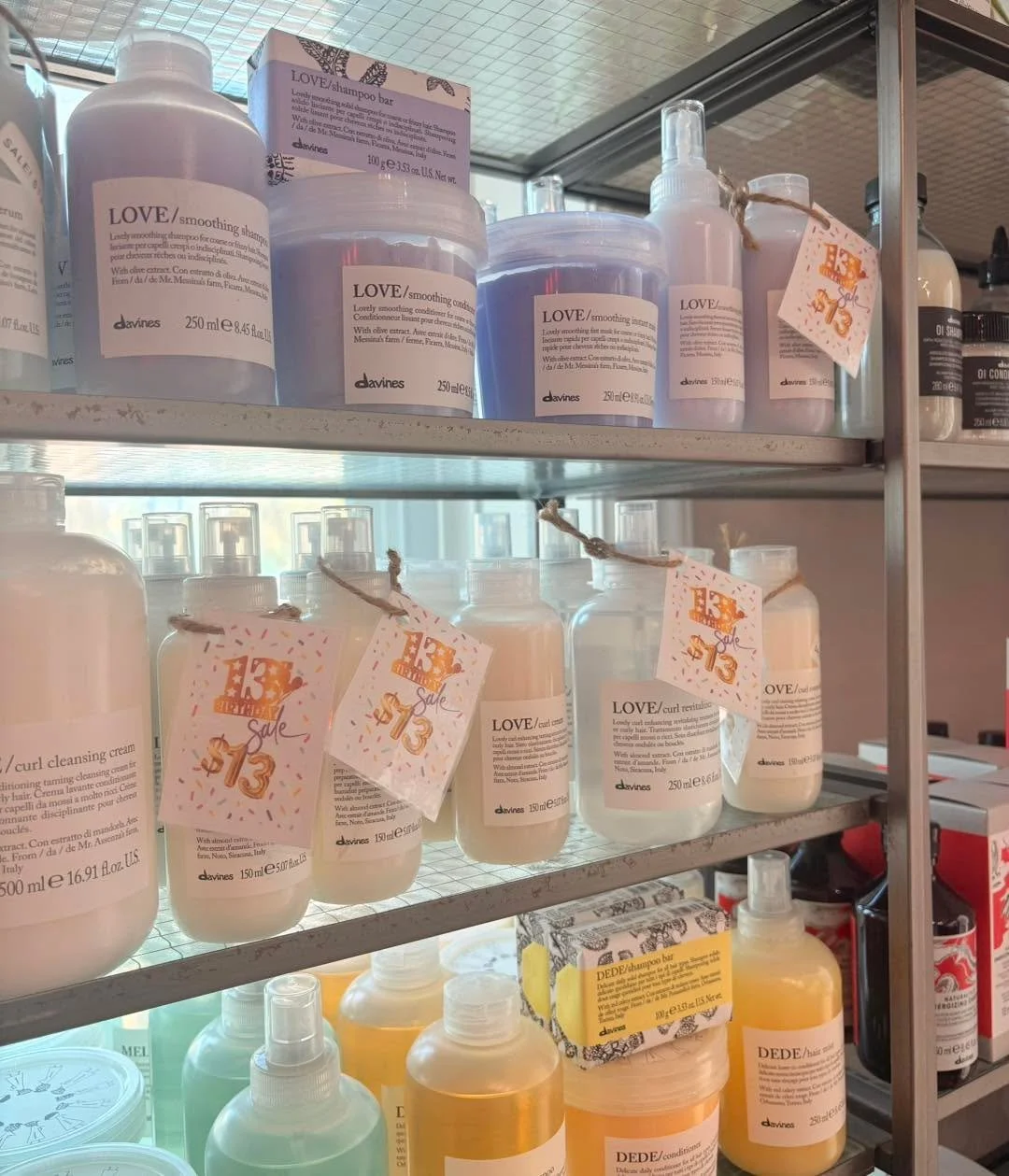 Don&rsquo;t miss our $13 sale items - this month only! 
#sylvaniasalon #toledosalon #sylvaniabusiness #willowcreeksalon #willowcreek #davinesproducts